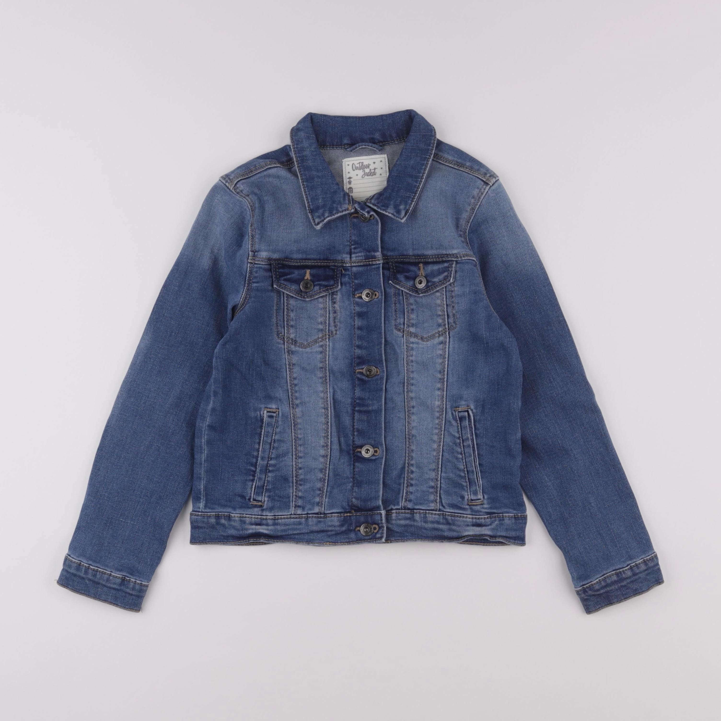 Vertbaudet - veste bleu - 8 ans