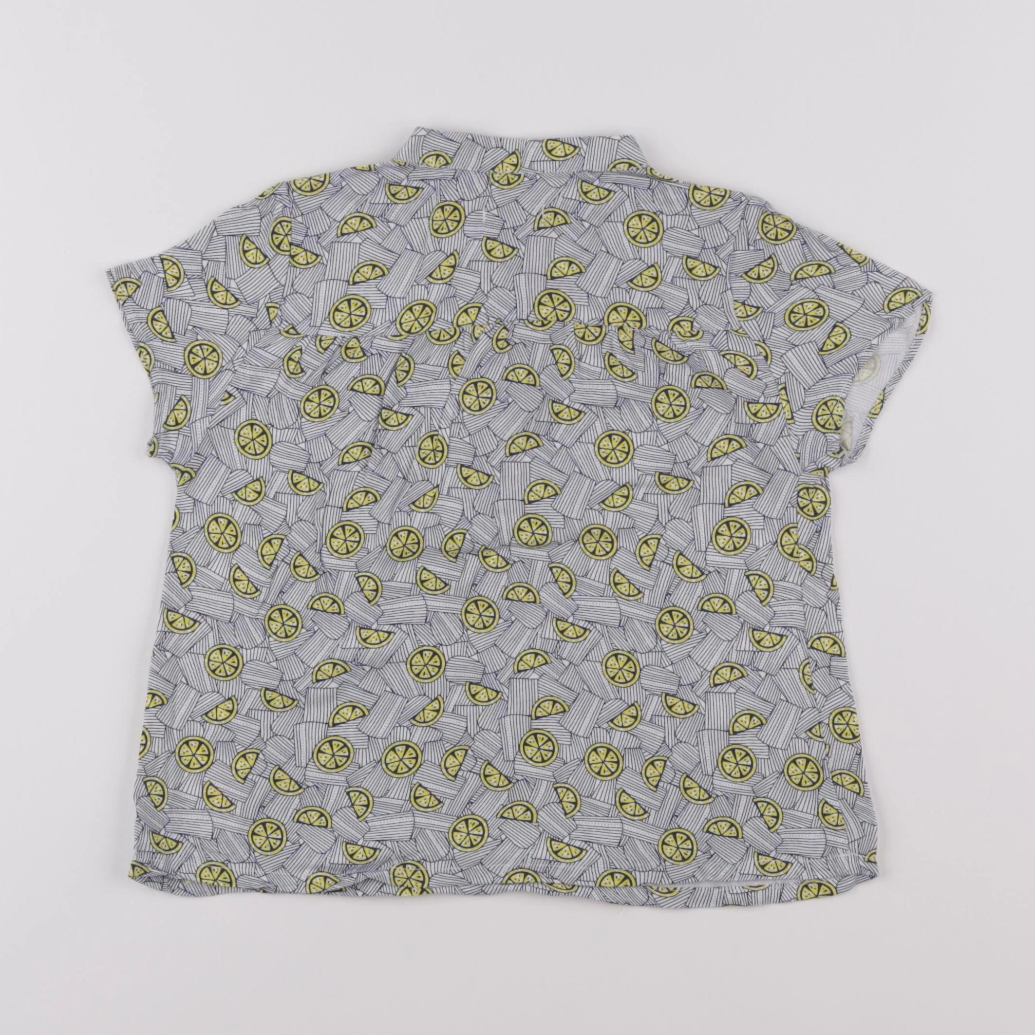 IKKS - tee-shirt blanc, bleu - 5 ans