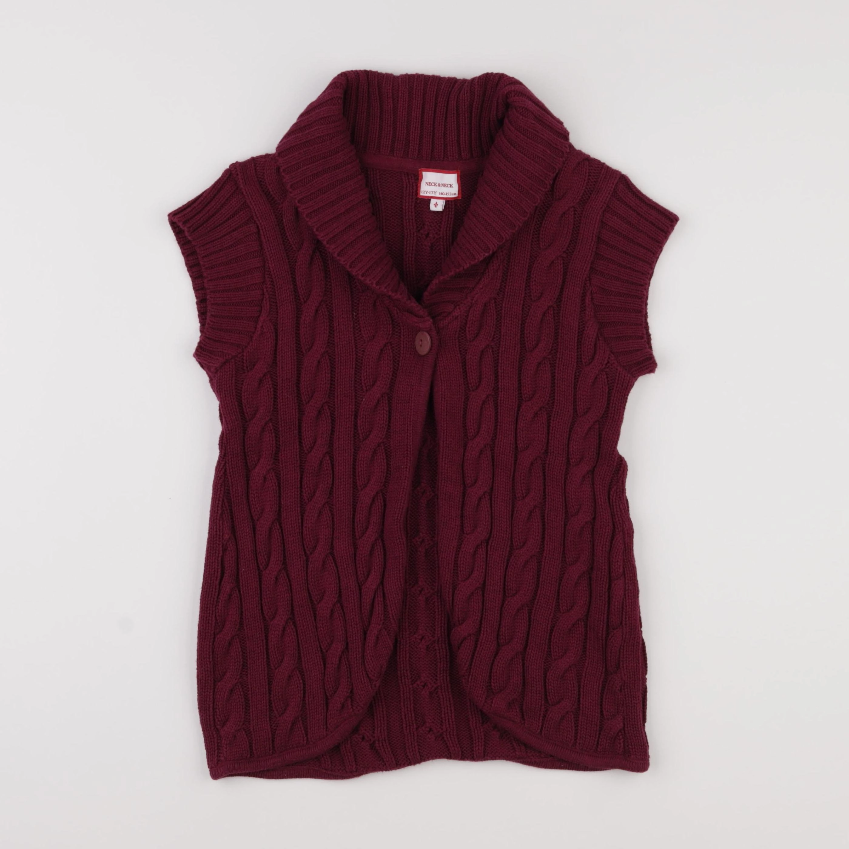 Neck & Neck - gilet rose - 12/13 ans