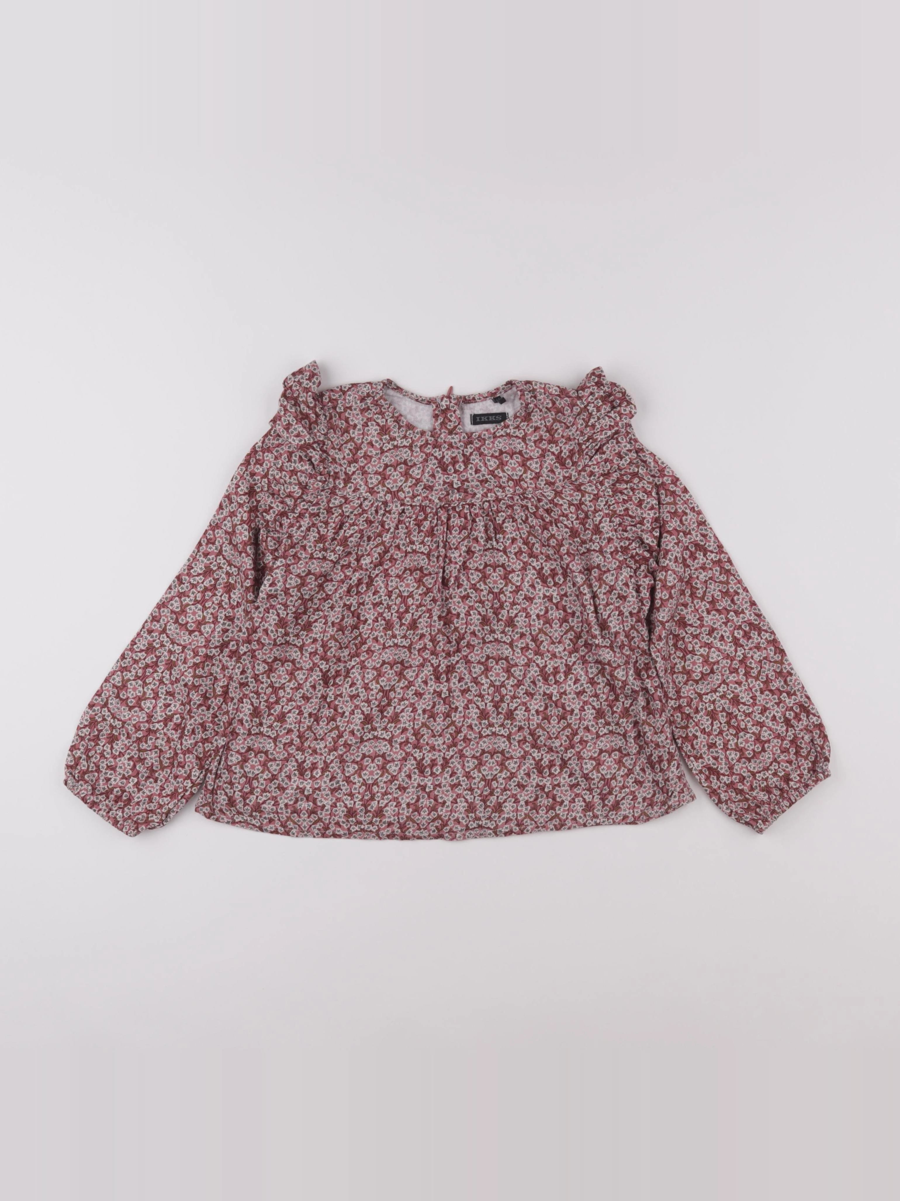 IKKS - blouse rose - 6 ans
