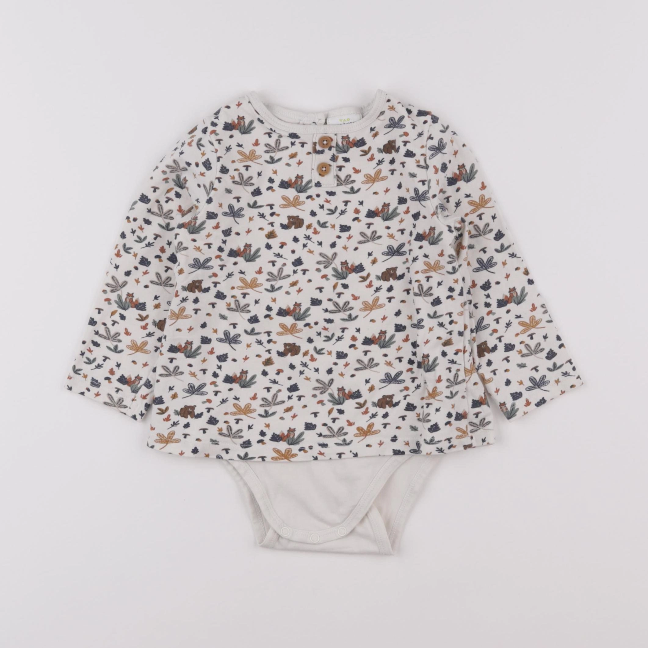 Tape à l'oeil - body tee-shirt blanc - 18 mois