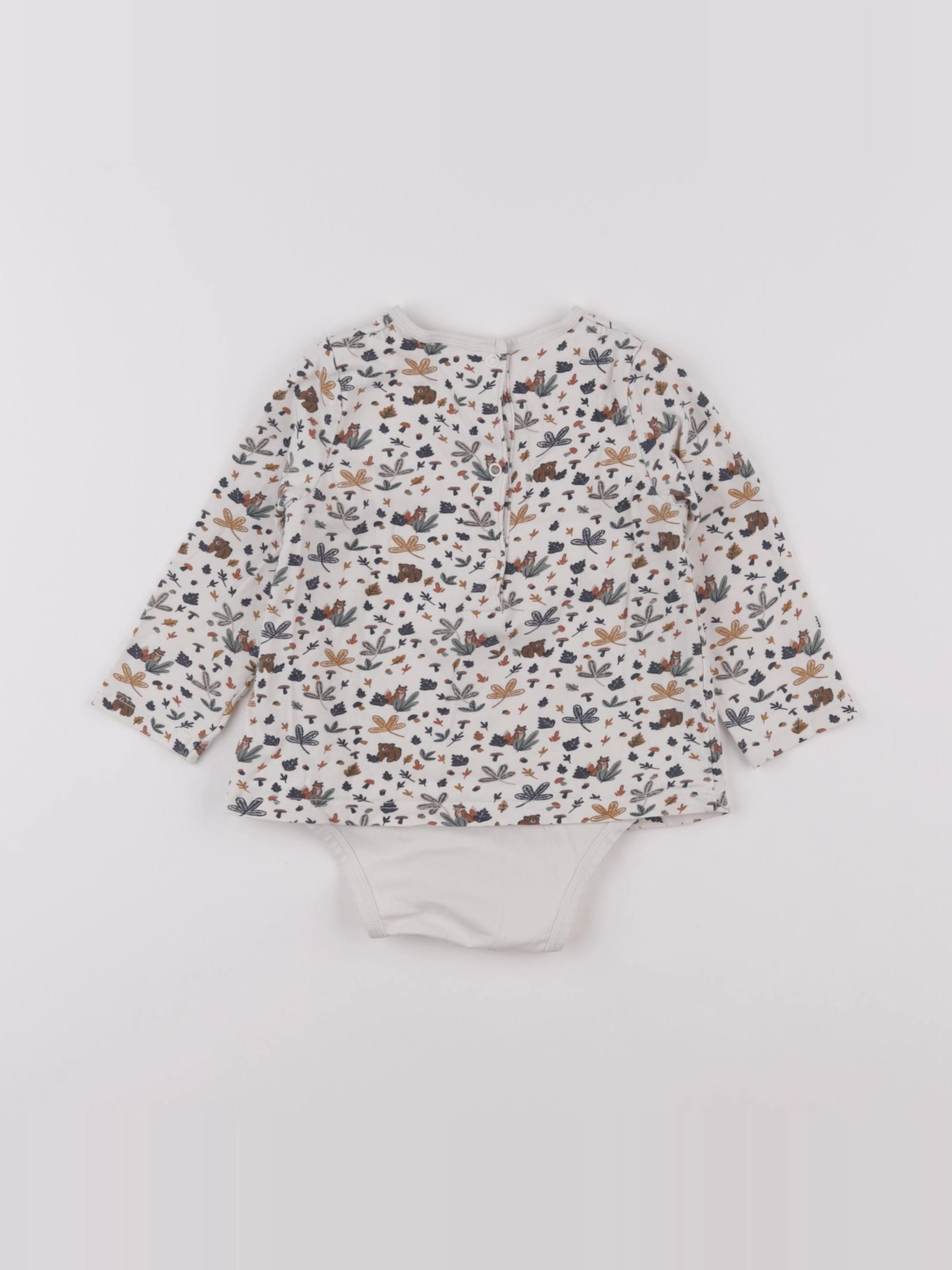 Tape à l'oeil - body tee-shirt blanc - 18 mois