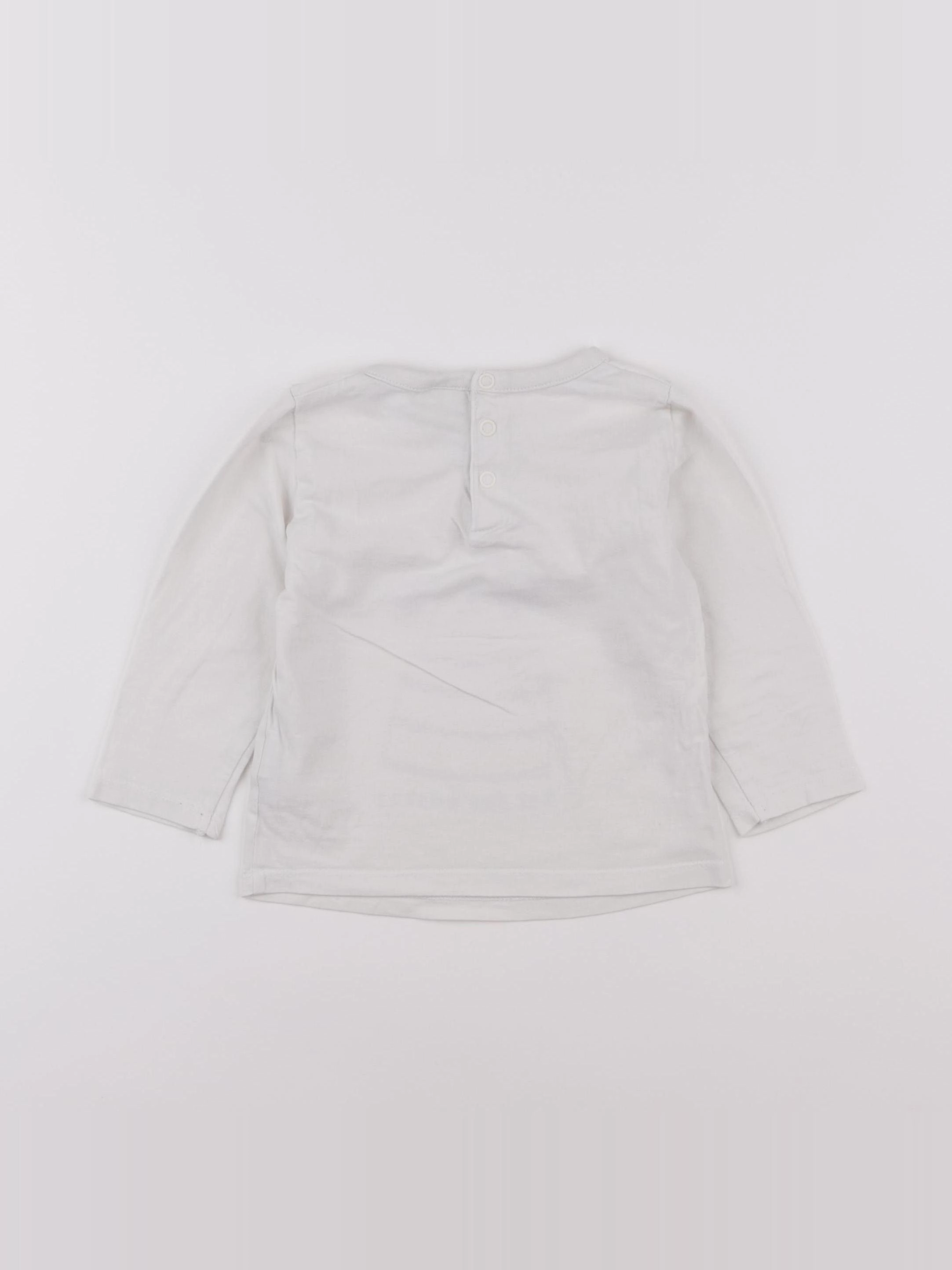Tape à l'oeil - tee-shirt blanc - 18 mois