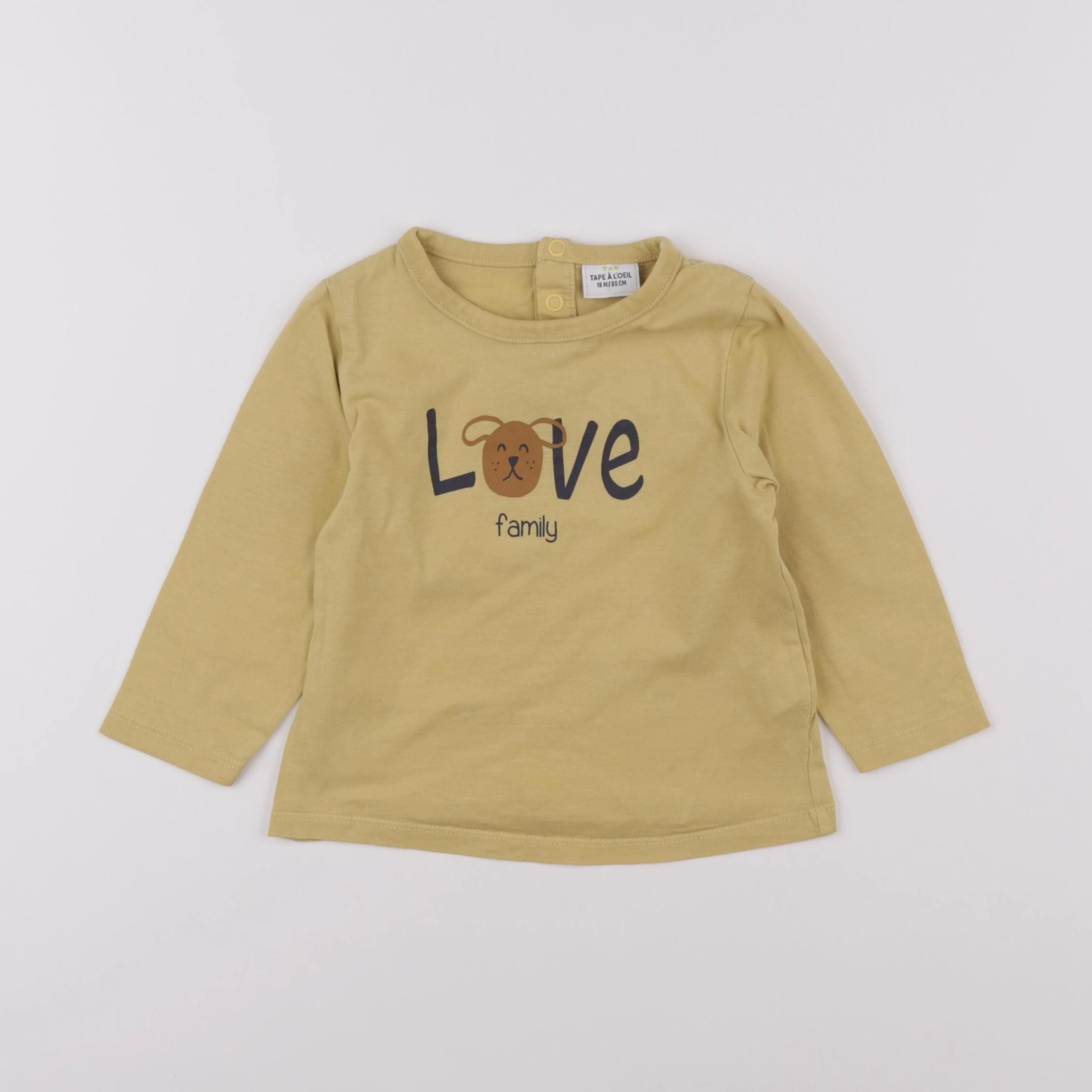 Tape à l'oeil - tee-shirt jaune - 18 mois