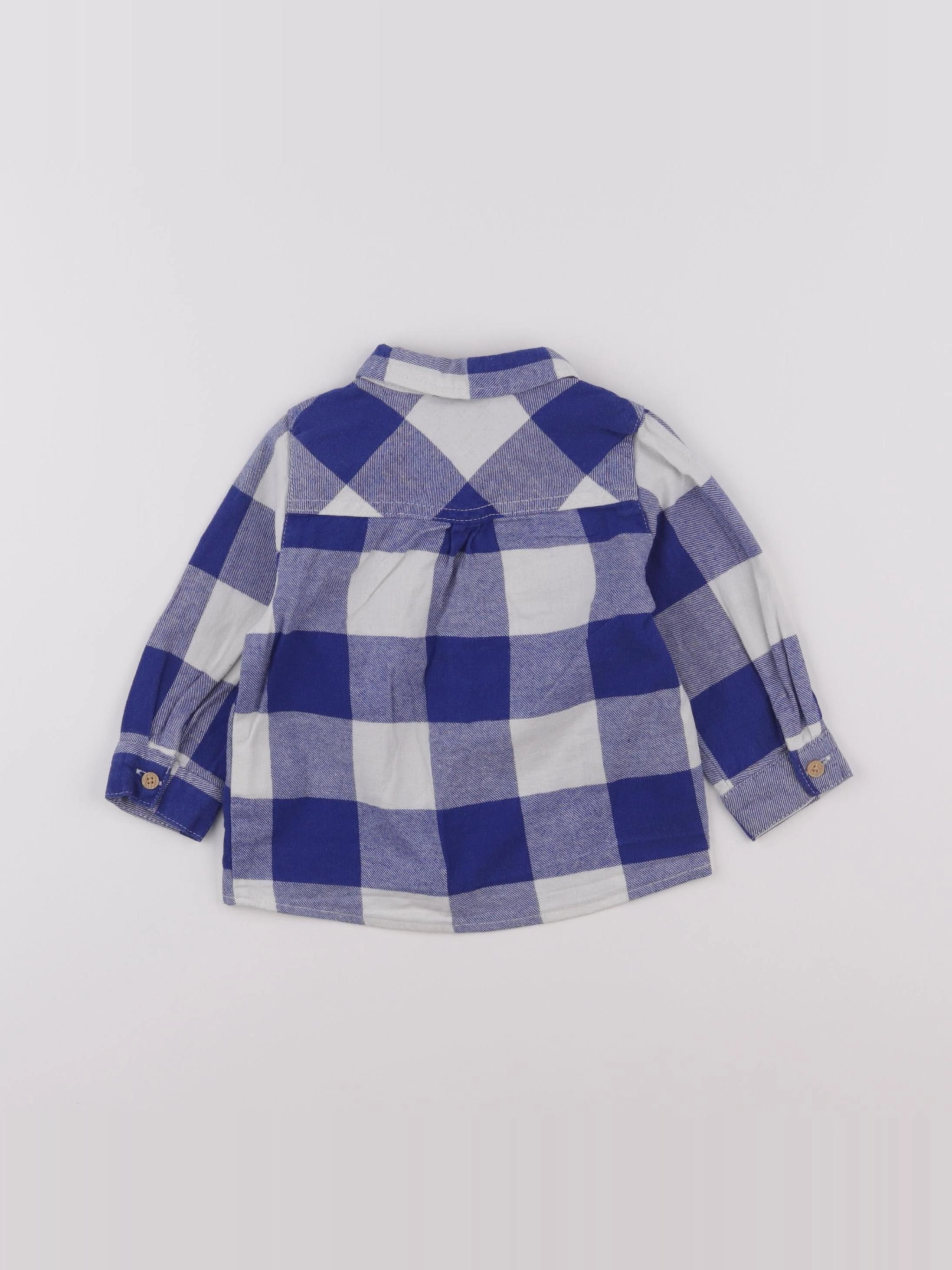 Tape à l'oeil - chemise bleu - 18 mois