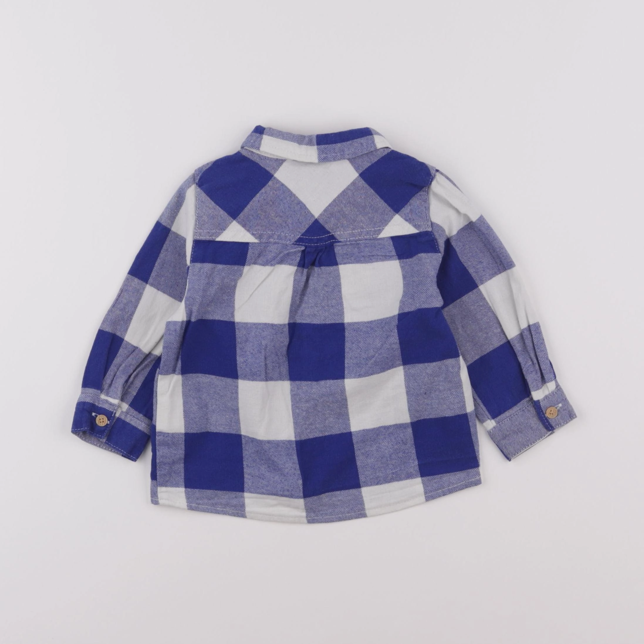 Tape à l'oeil - chemise bleu - 18 mois