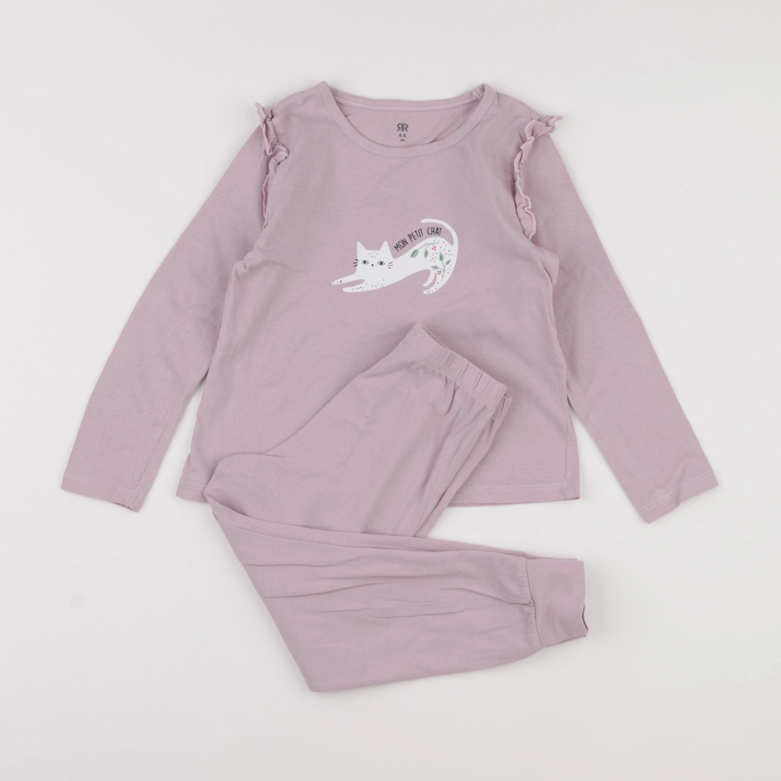 La Redoute - pyjama coton violet - 4 ans