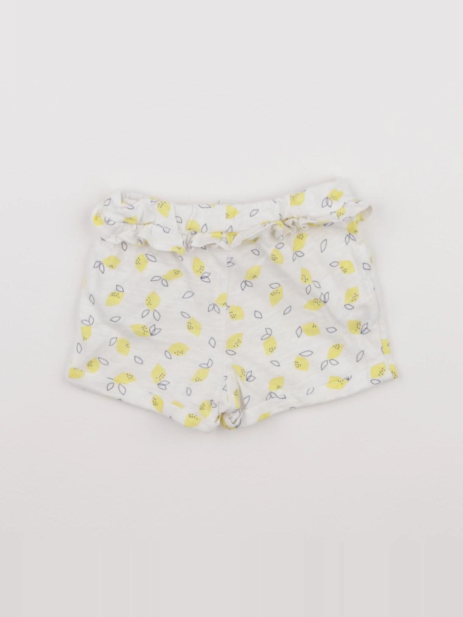 Tape à l'oeil - short blanc - 9 mois