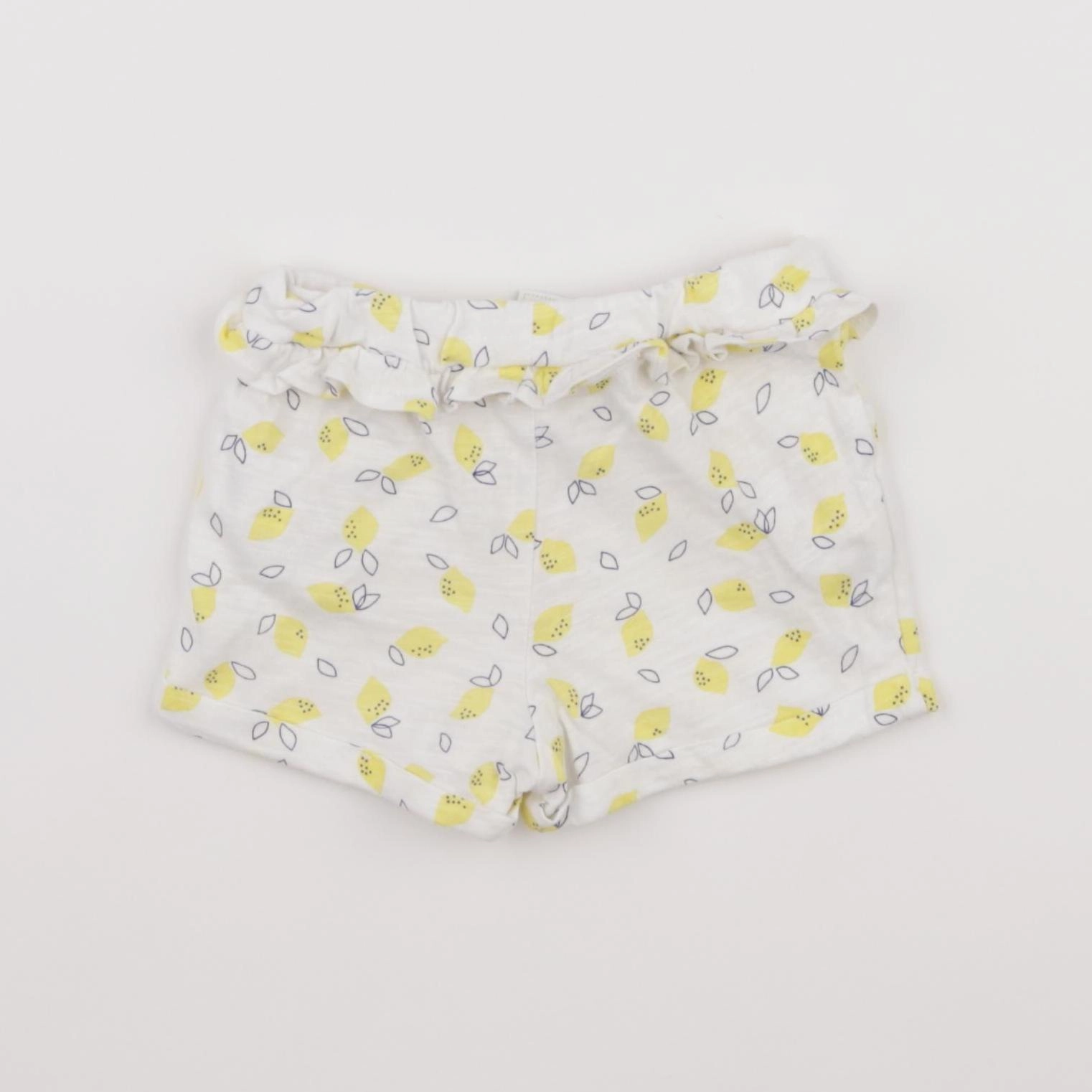 Tape à l'oeil - short blanc - 9 mois