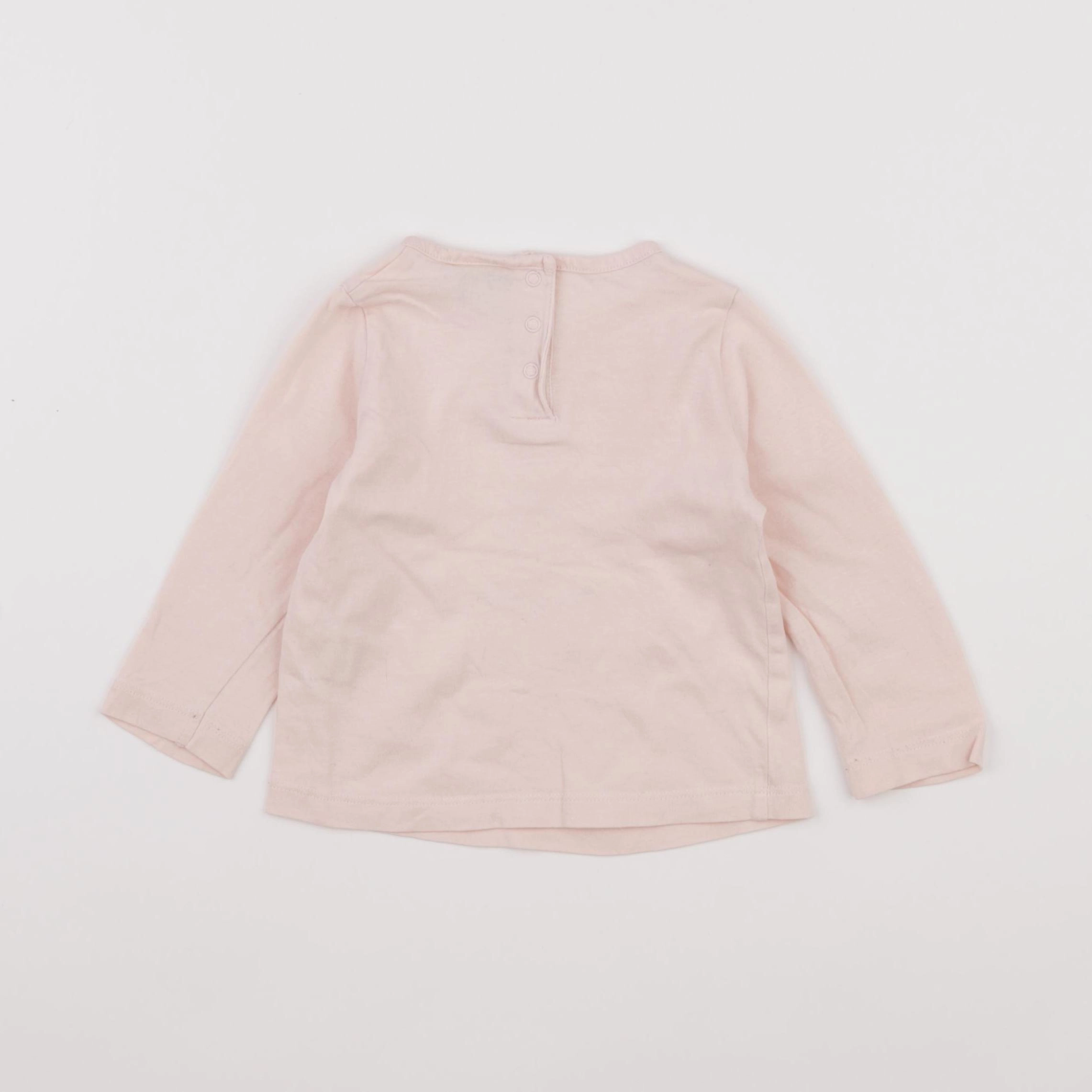 Tape à l'oeil - tee-shirt rose - 12 mois