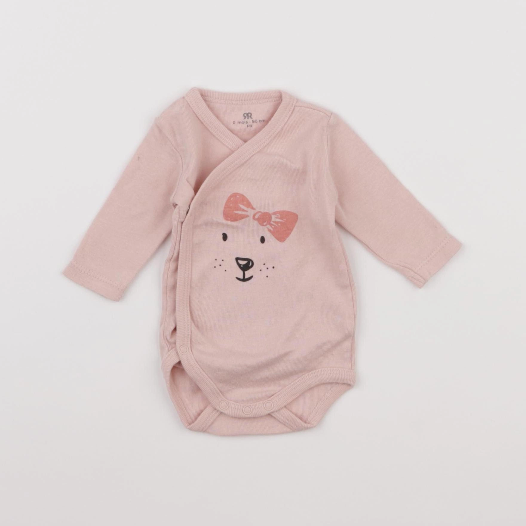 La Redoute - body rose - 0 mois