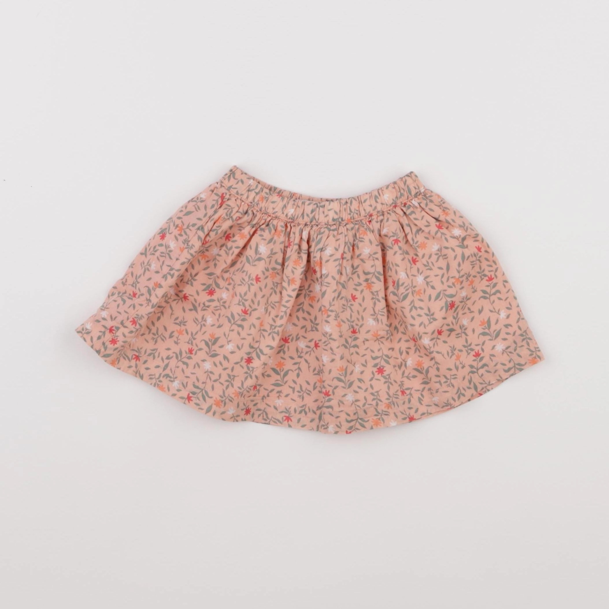 Vertbaudet - jupe rose - 9 mois