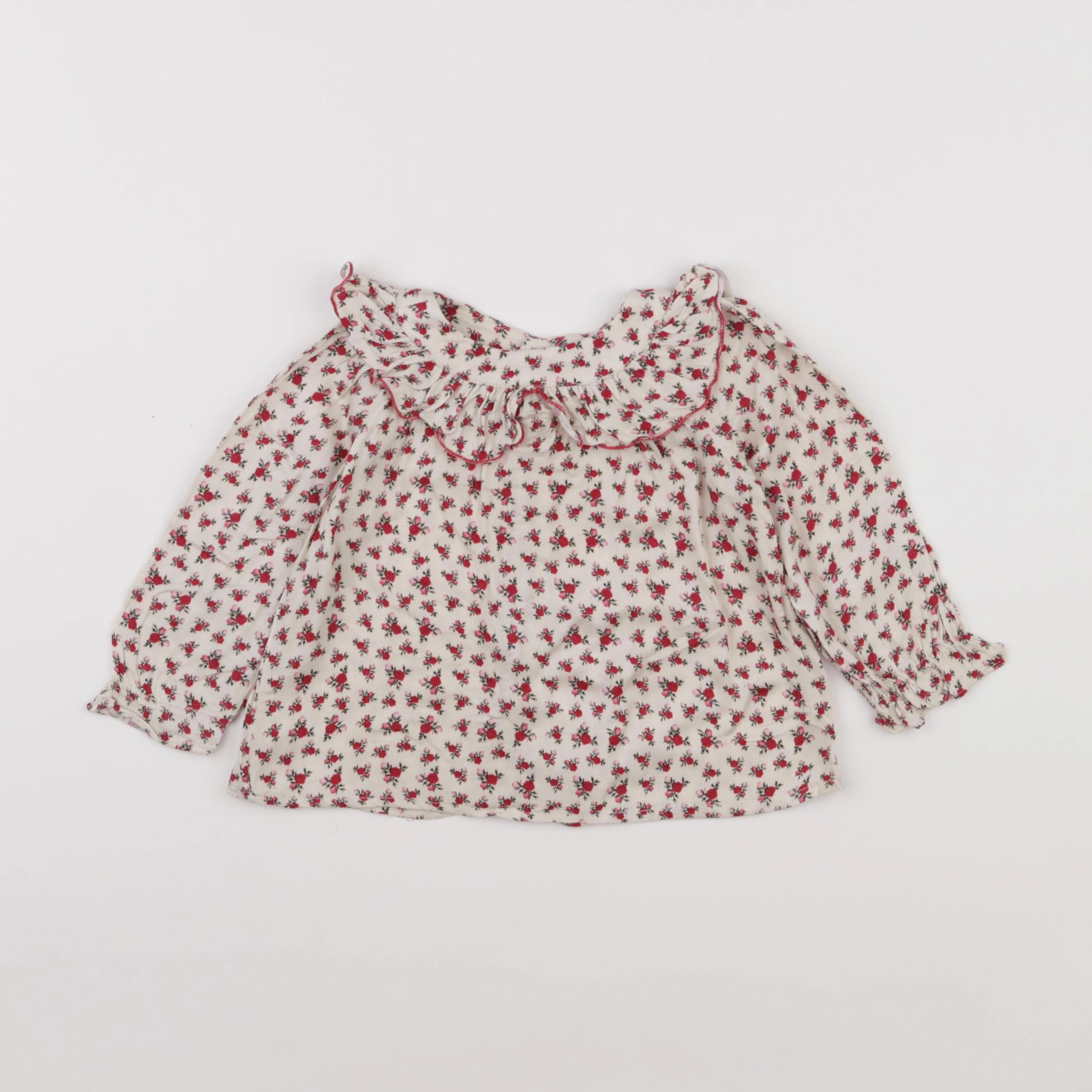 Zara - blouse beige - 12/18 mois