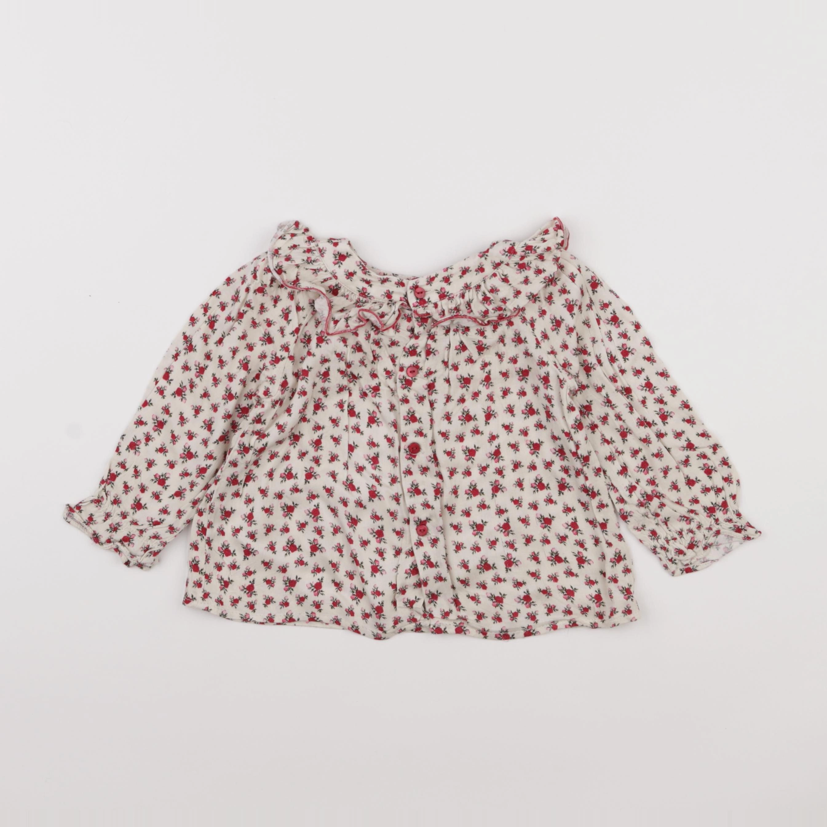 Zara - blouse beige - 12/18 mois