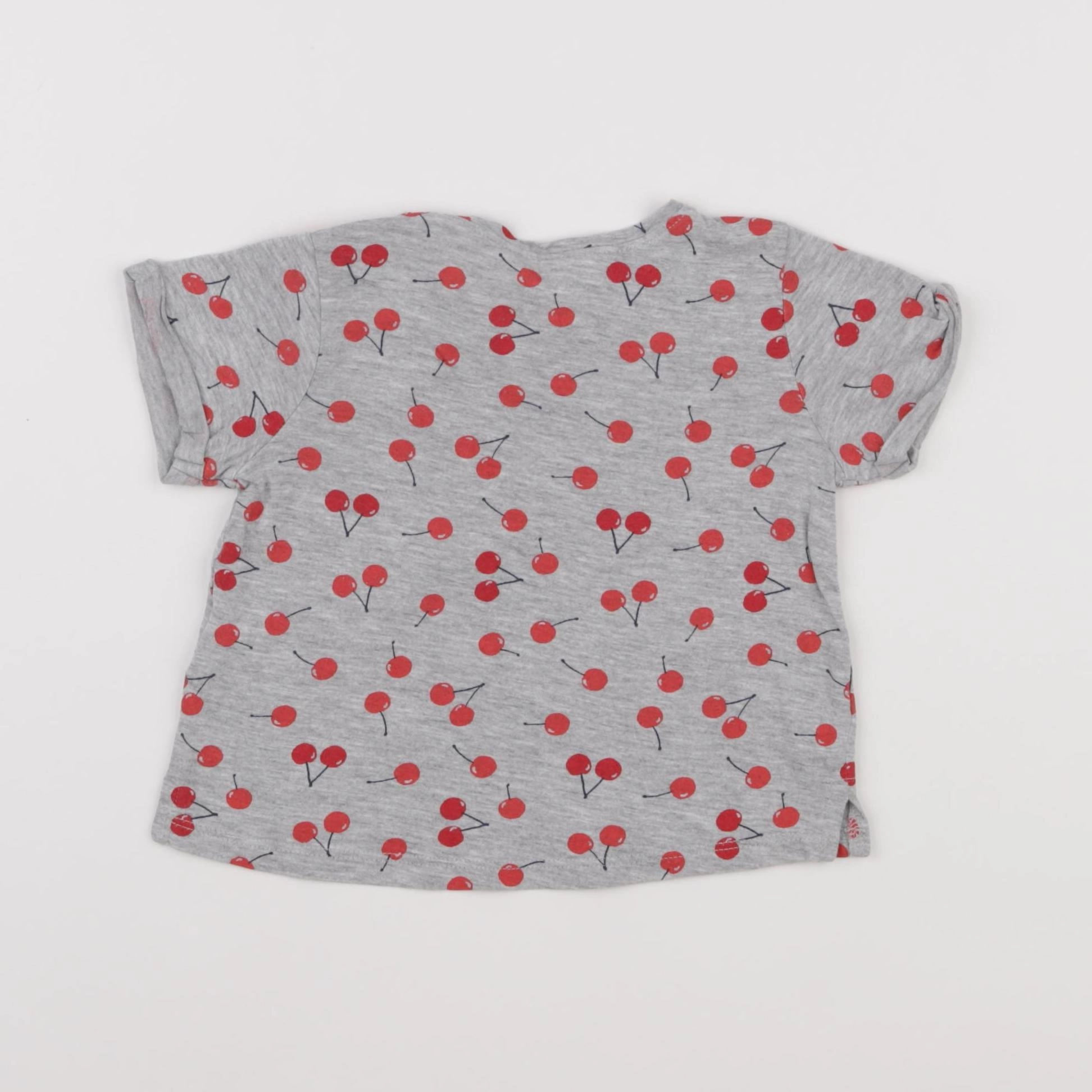 H&M - tee-shirt gris - 3/6 mois