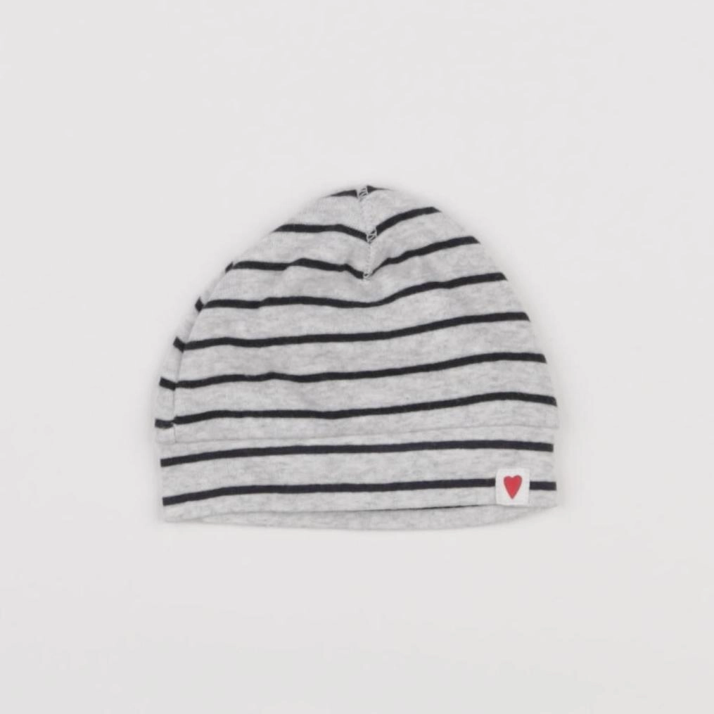 H&M - bonnet de naissance gris - 1 mois