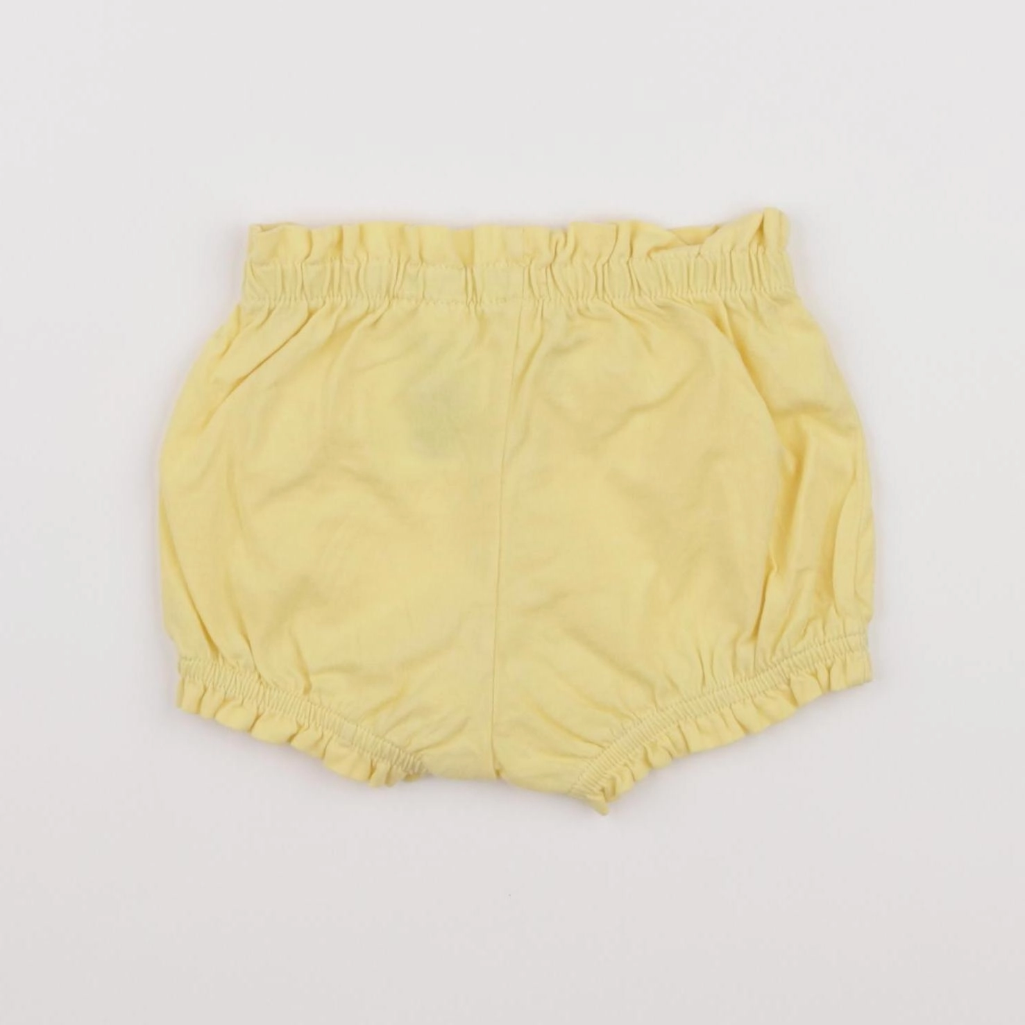 H&M - short jaune - 3/6 mois