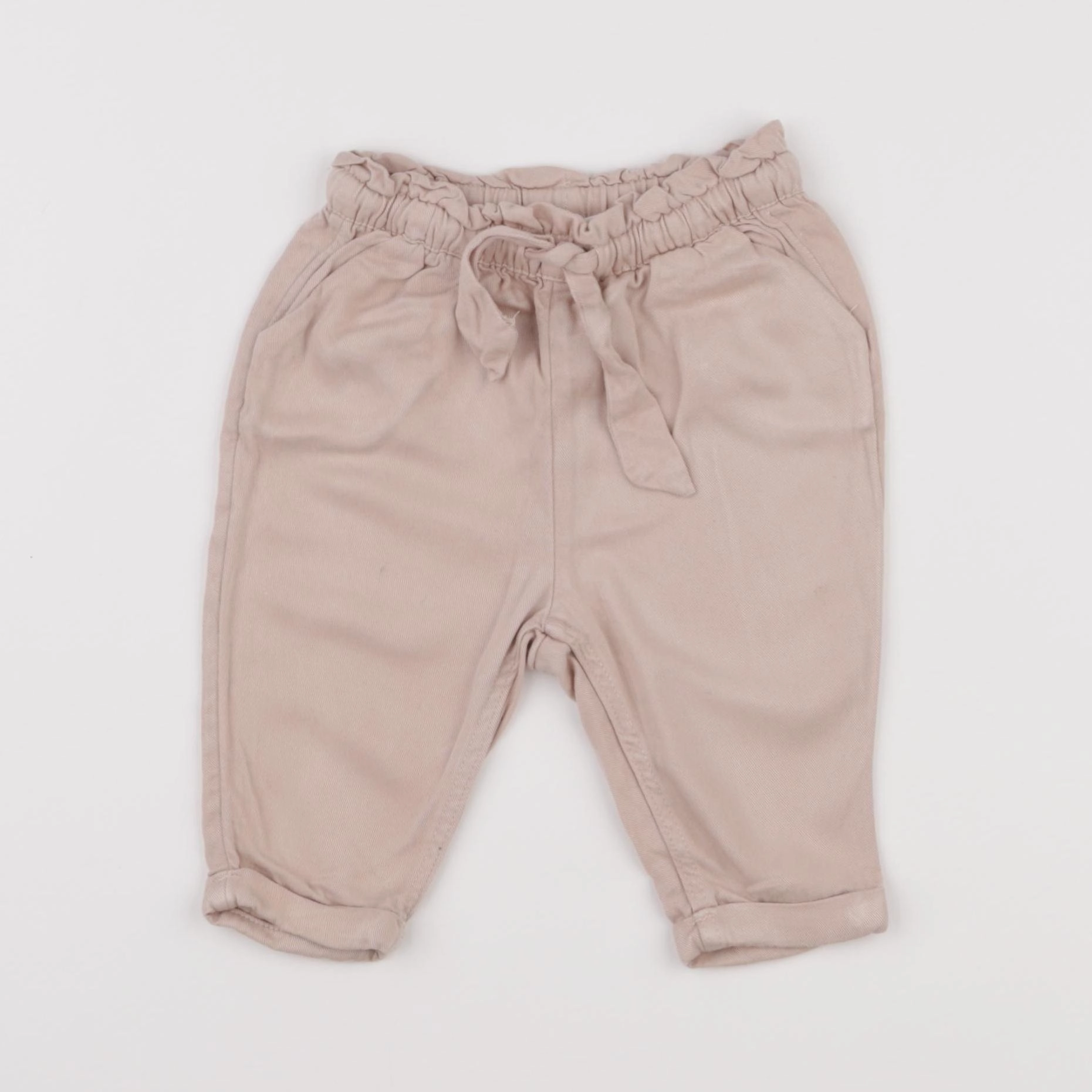 H&M - pantalon rose - 3/6 mois