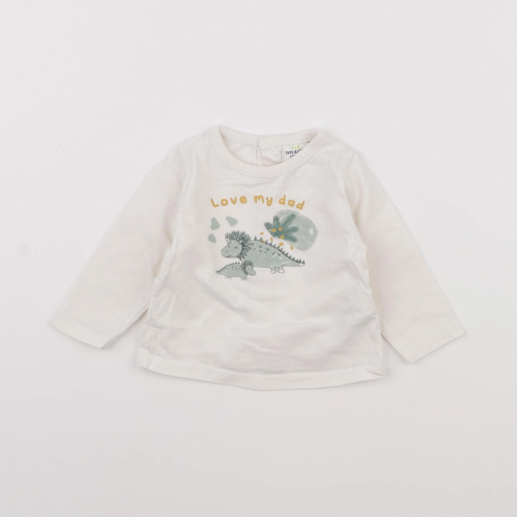 Tape à l'oeil - tee-shirt beige - 3 mois