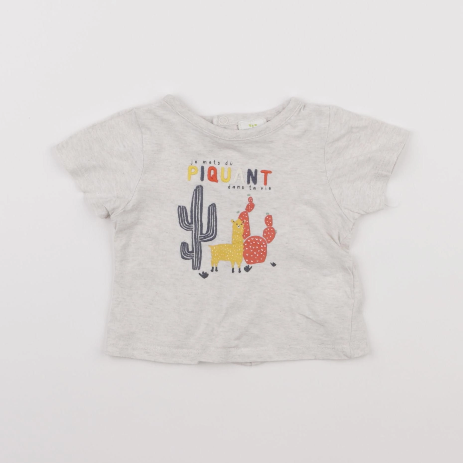 Tape à l'oeil - tee-shirt gris - 3 mois