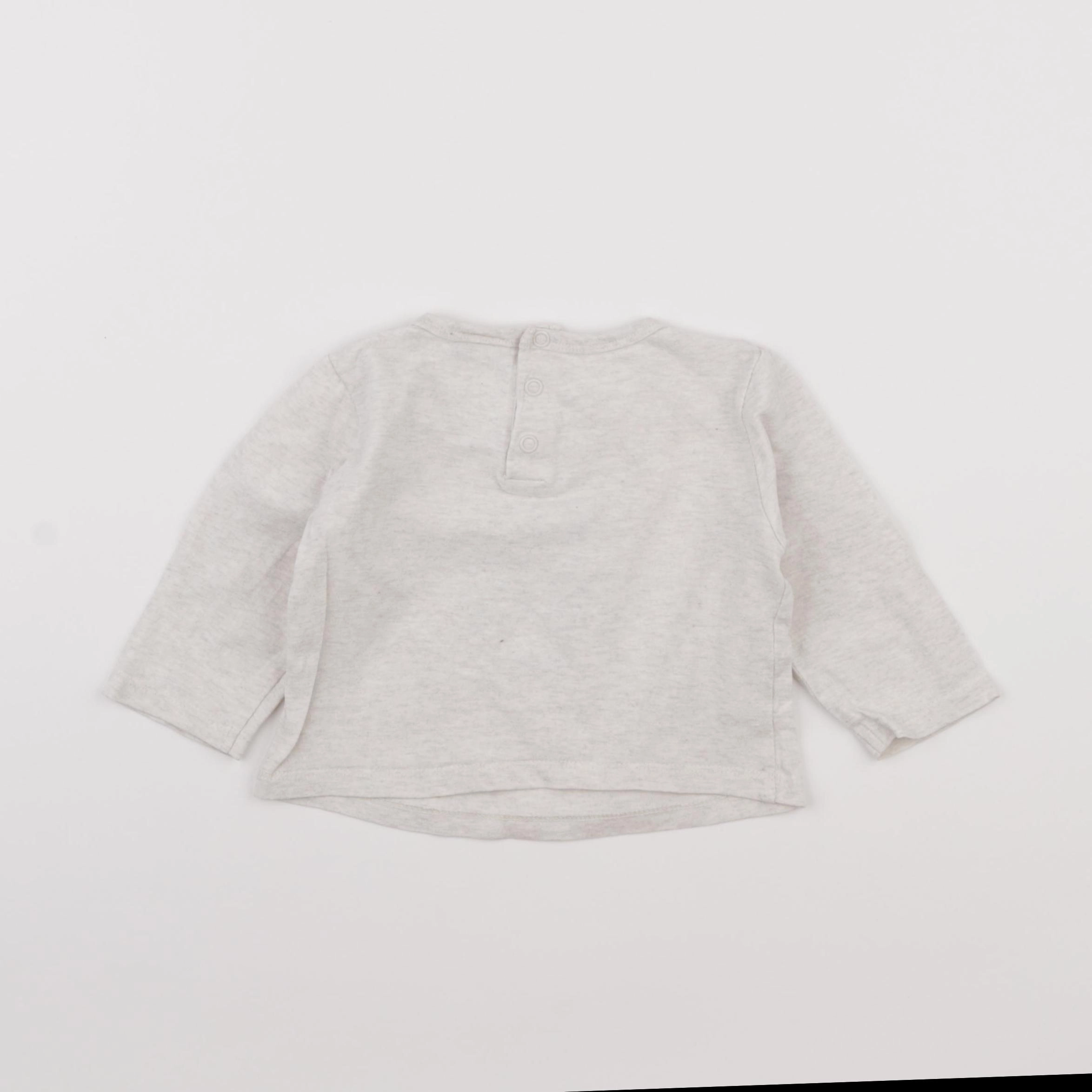 Tape à l'oeil - tee-shirt gris - 12 mois