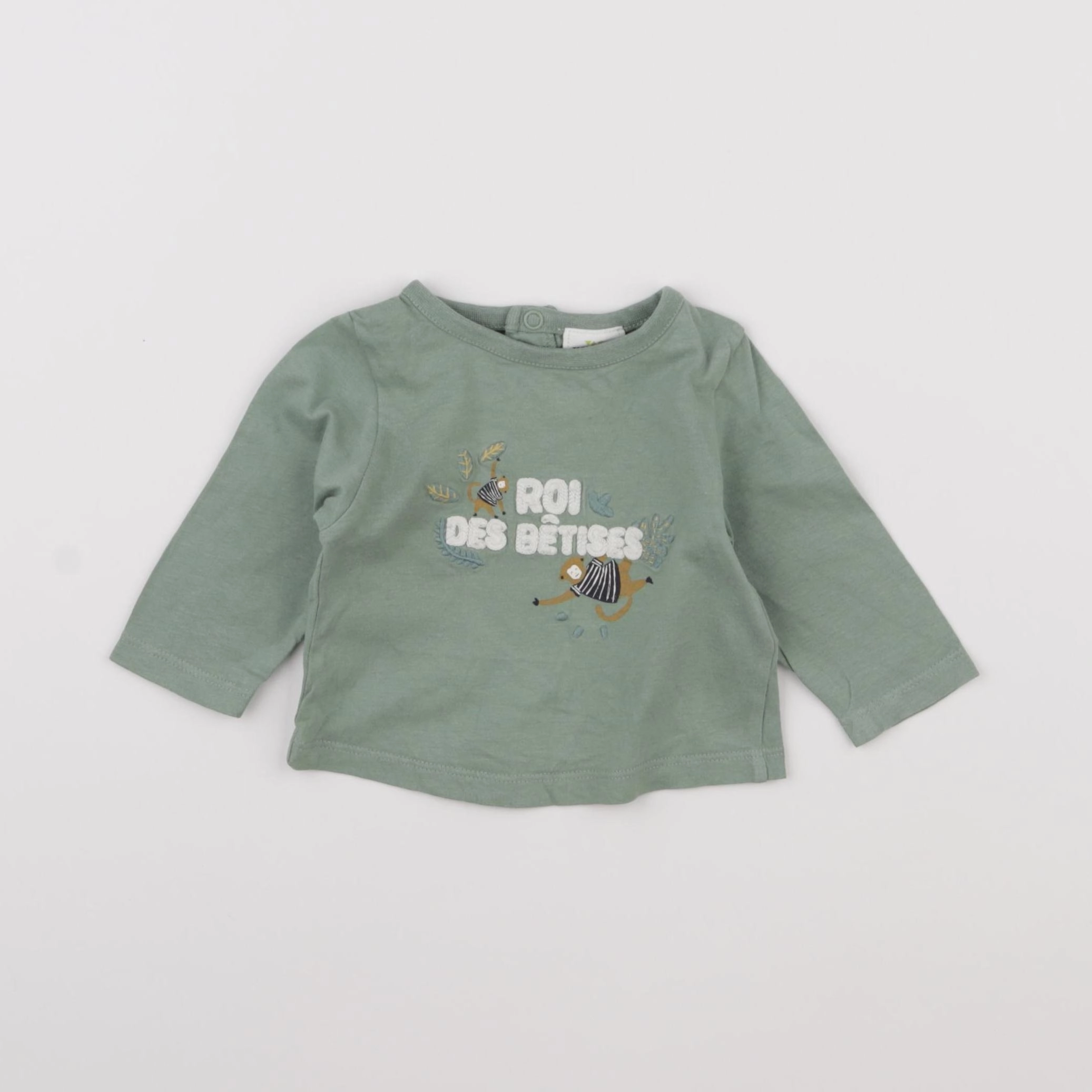 Tape à l'oeil - tee-shirt vert - 3 mois