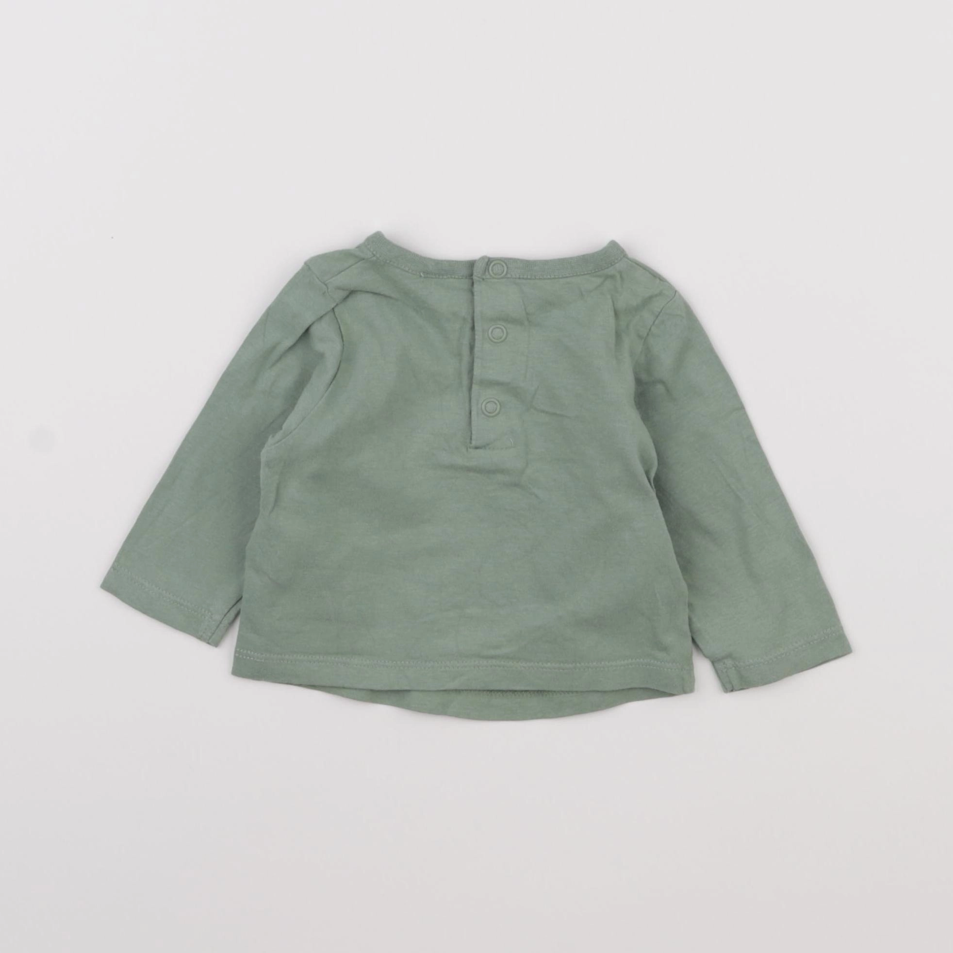 Tape à l'oeil - tee-shirt vert - 3 mois
