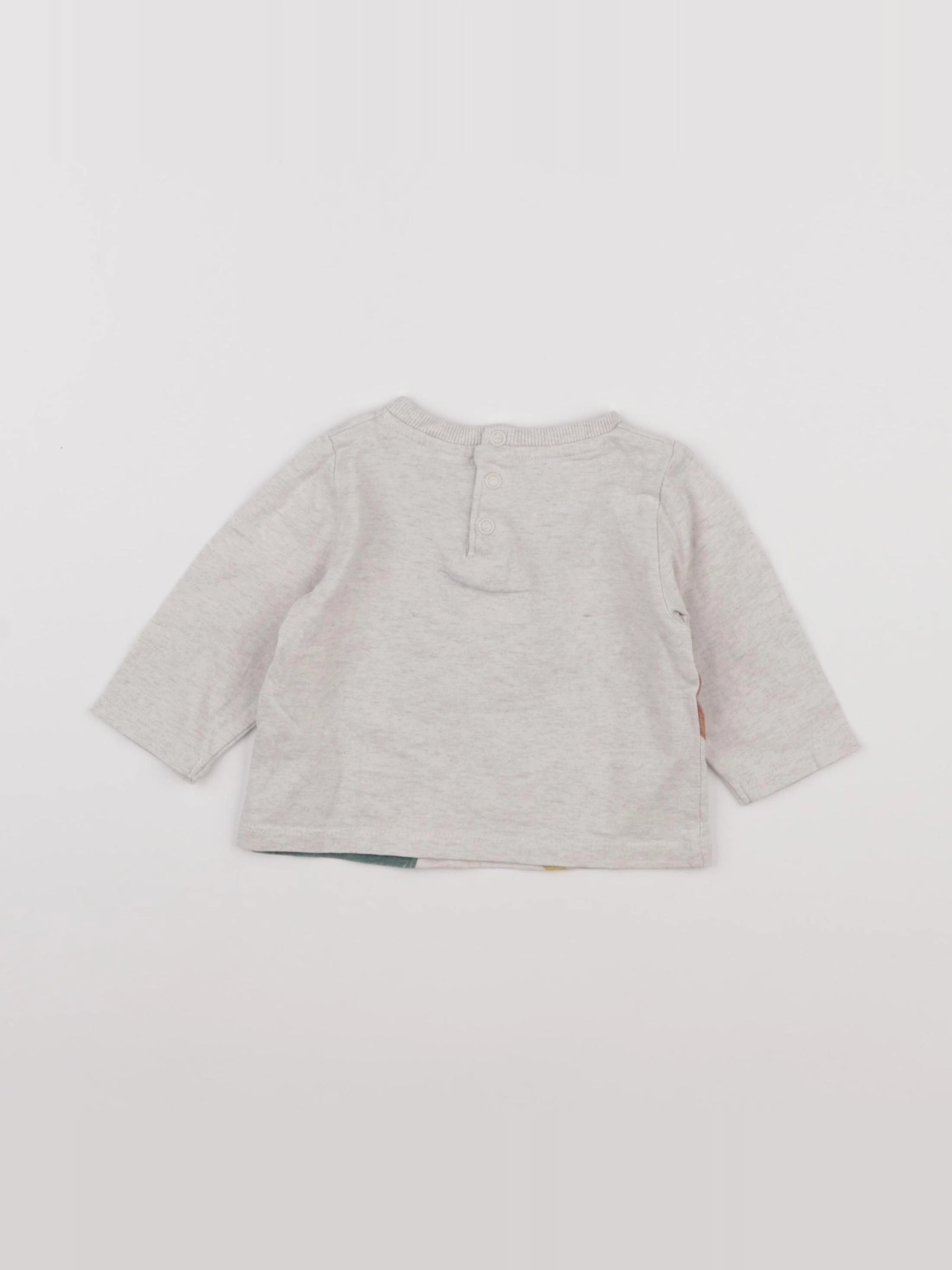 Tape à l'oeil - tee-shirt gris - 6 mois
