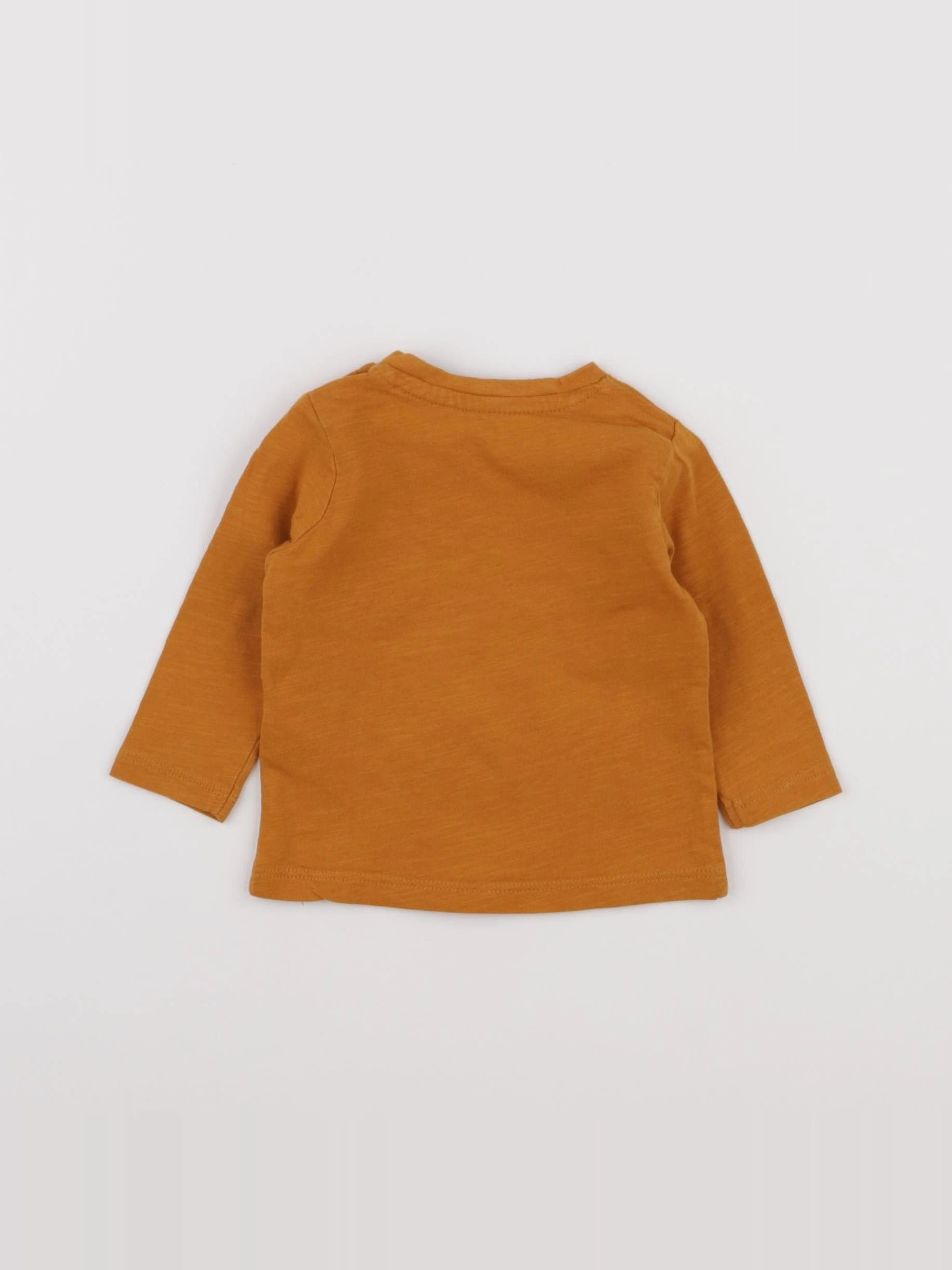Vertbaudet - tee-shirt jaune - 3 mois