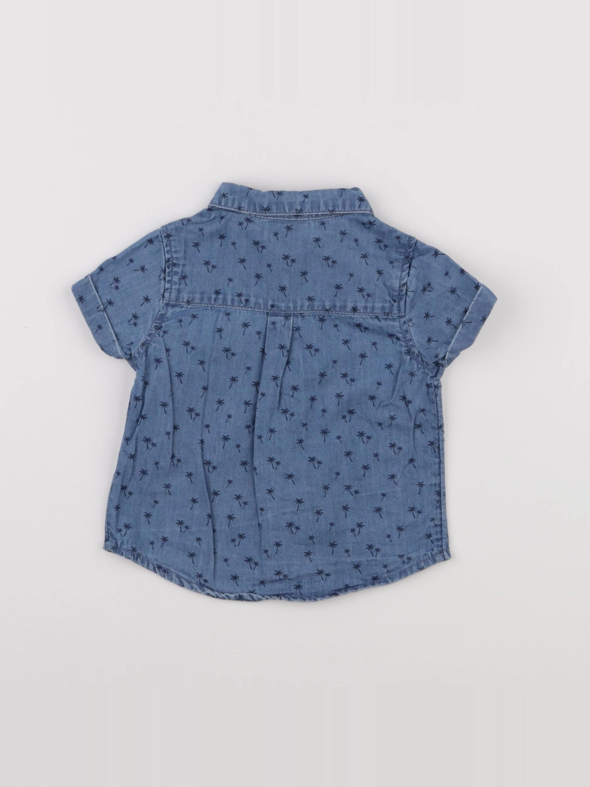 Tape à l'oeil - chemise bleu - 6 mois