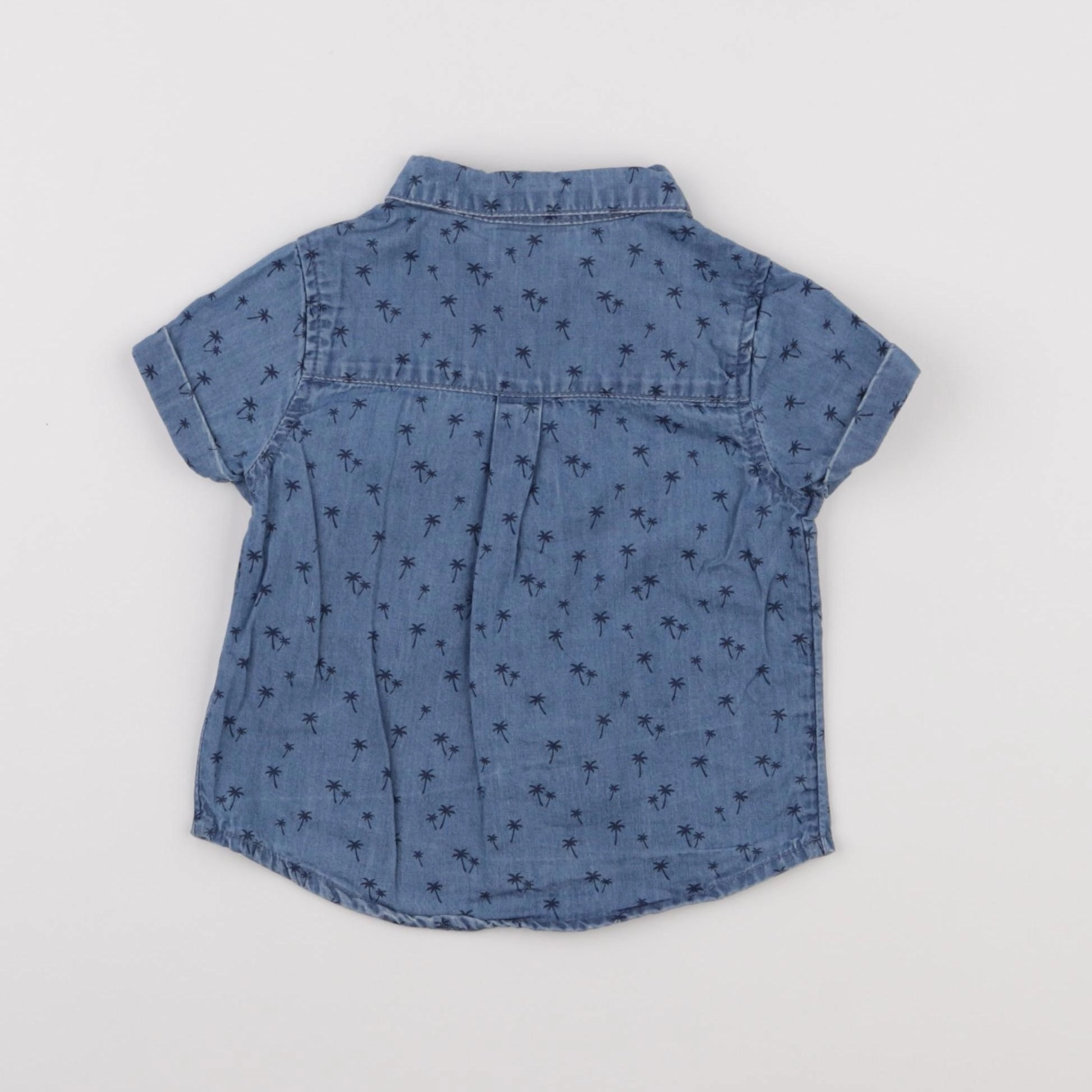 Tape à l'oeil - chemise bleu - 6 mois