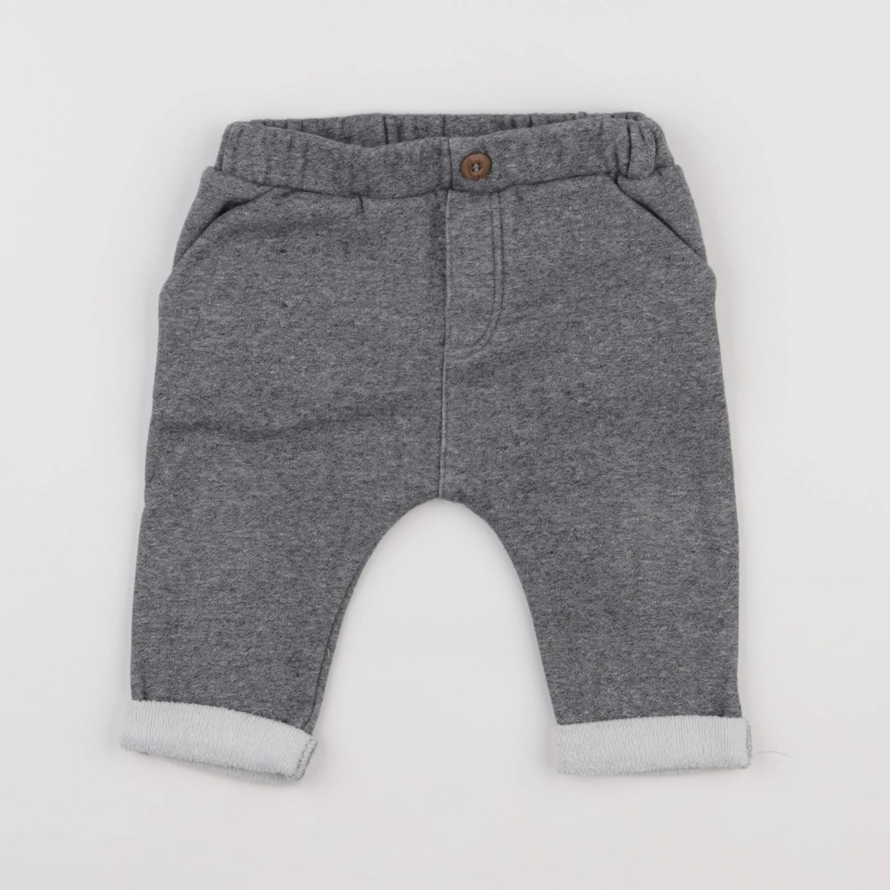 H&M - pantalon gris - 9 mois