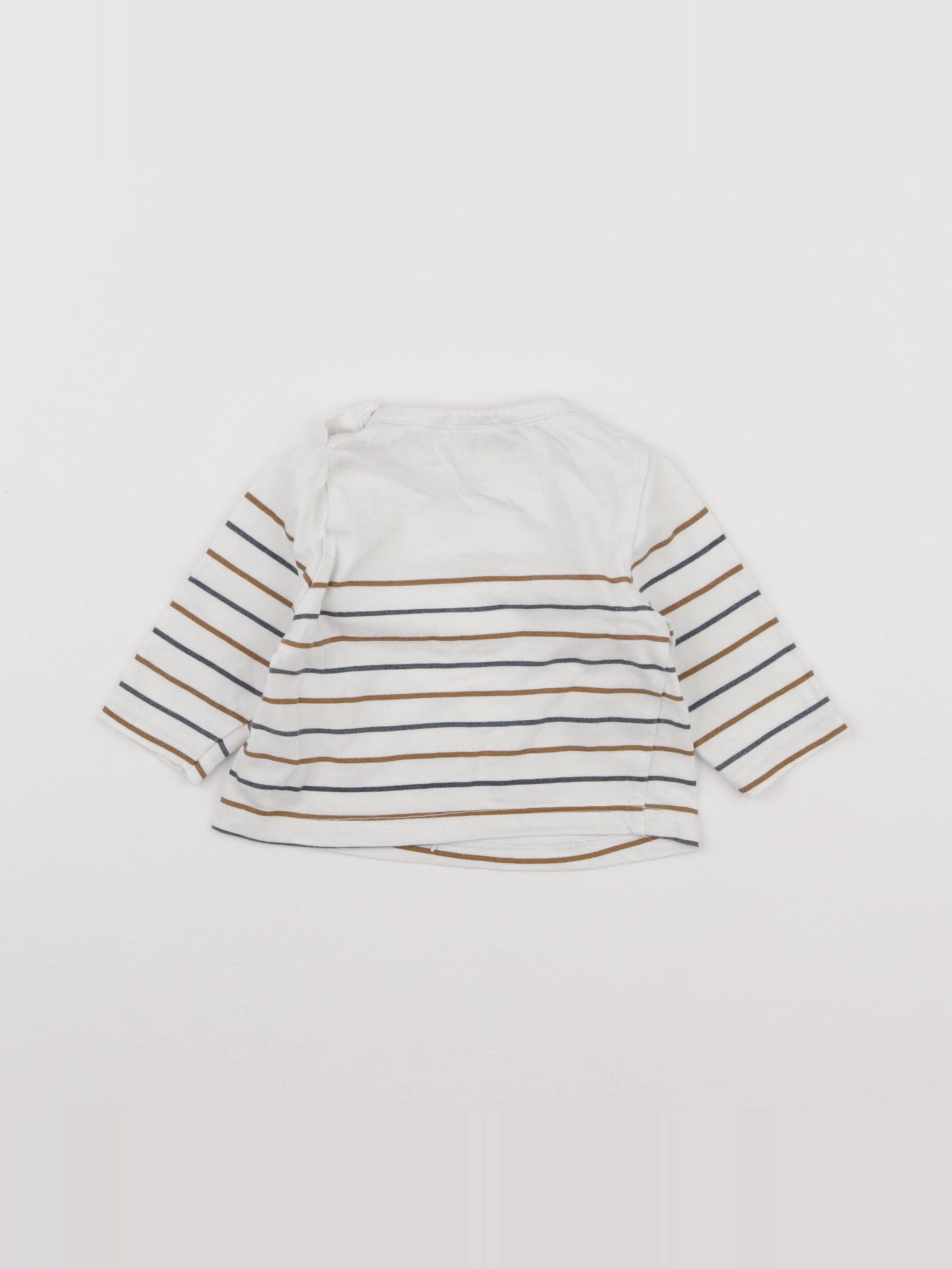 Tape à l'oeil - tee-shirt blanc - 3 mois