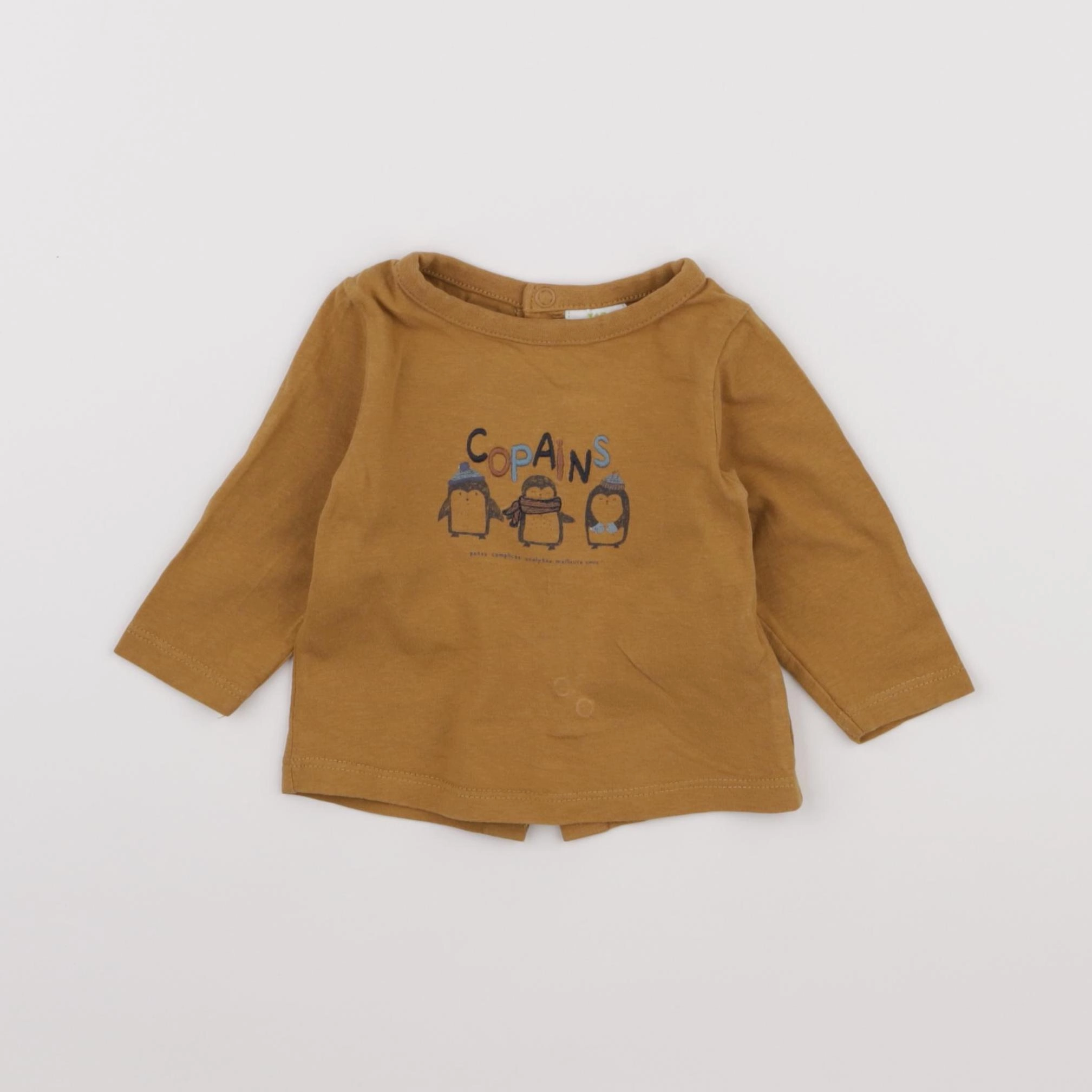 Tape à l'oeil - tee-shirt marron - 3 mois