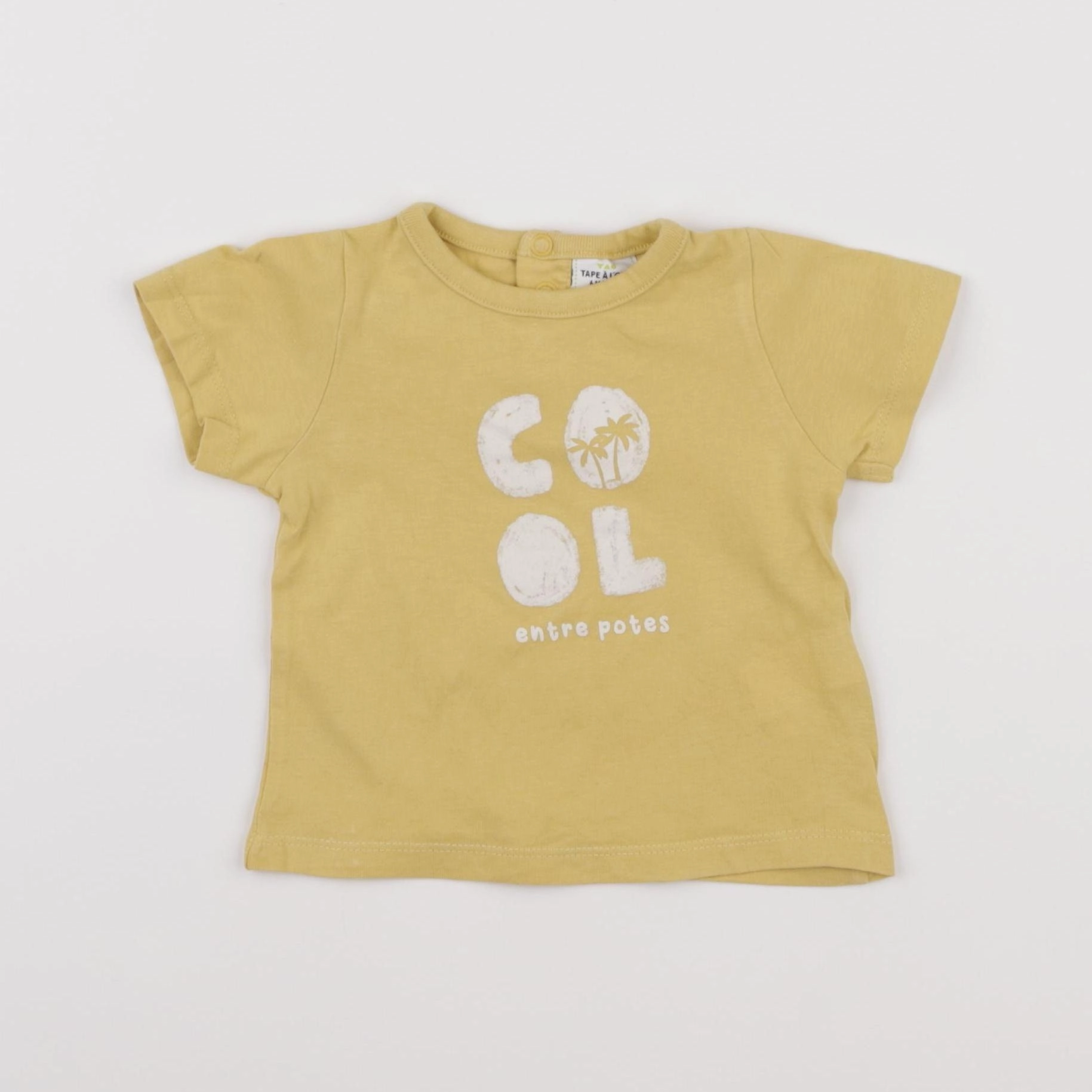 Tape à l'oeil - tee-shirt jaune - 6 mois