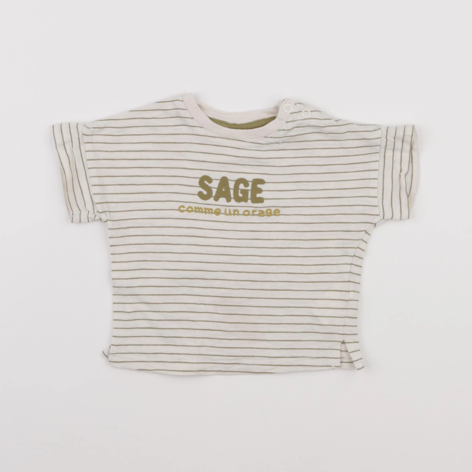 Tape à l'oeil - tee-shirt blanc - 6 mois