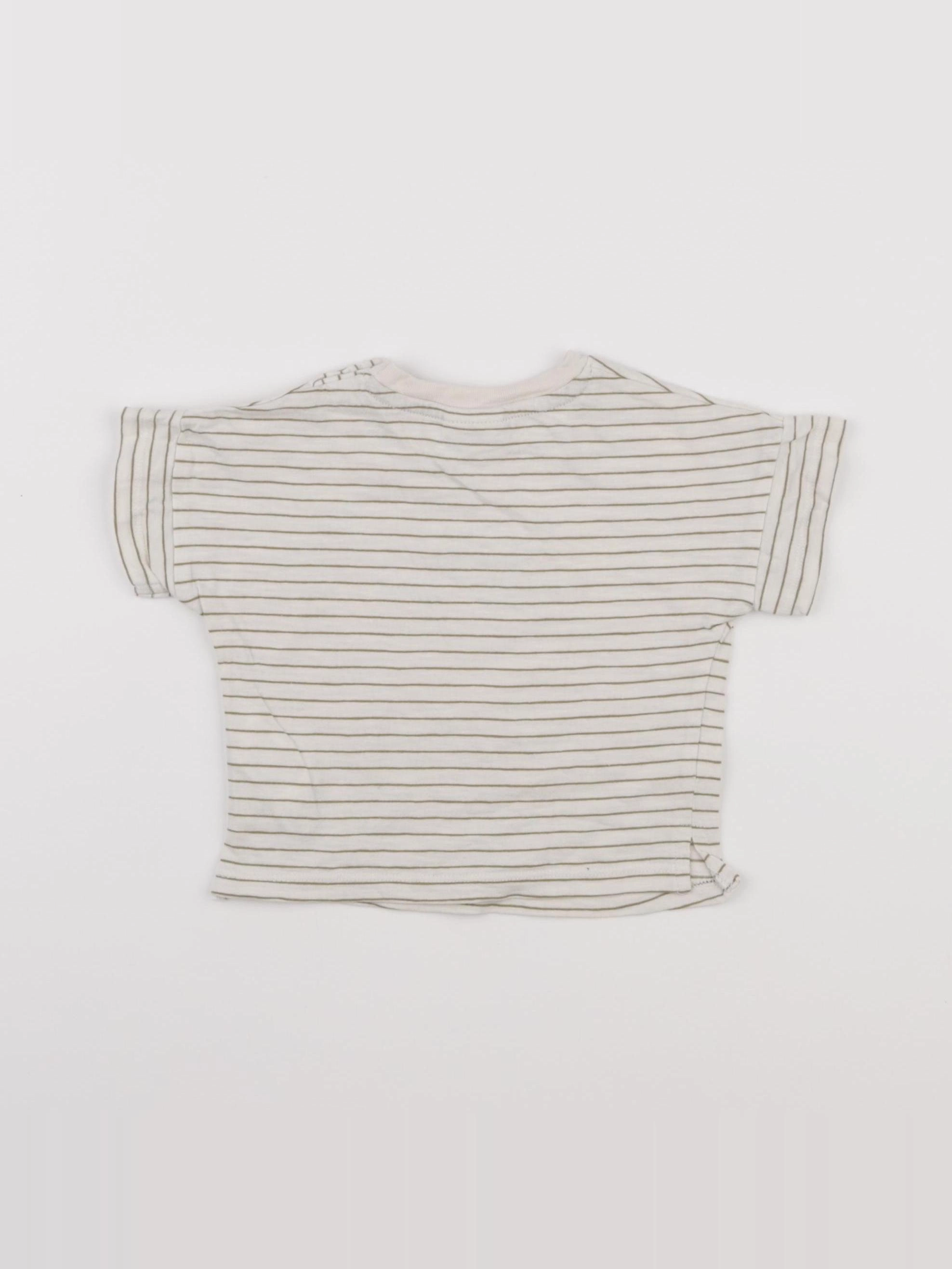 Tape à l'oeil - tee-shirt blanc - 6 mois