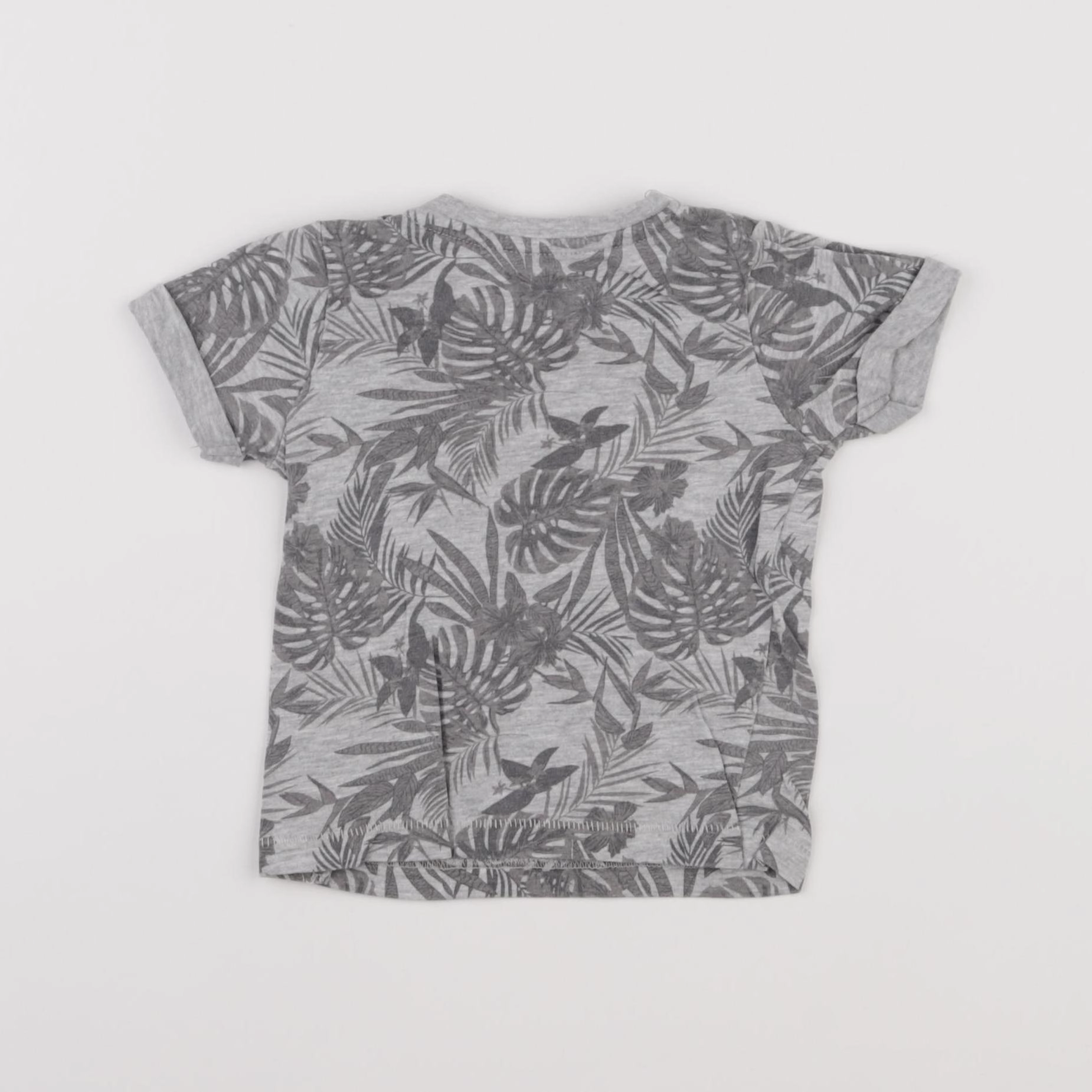 Vertbaudet - tee-shirt gris - 6 mois