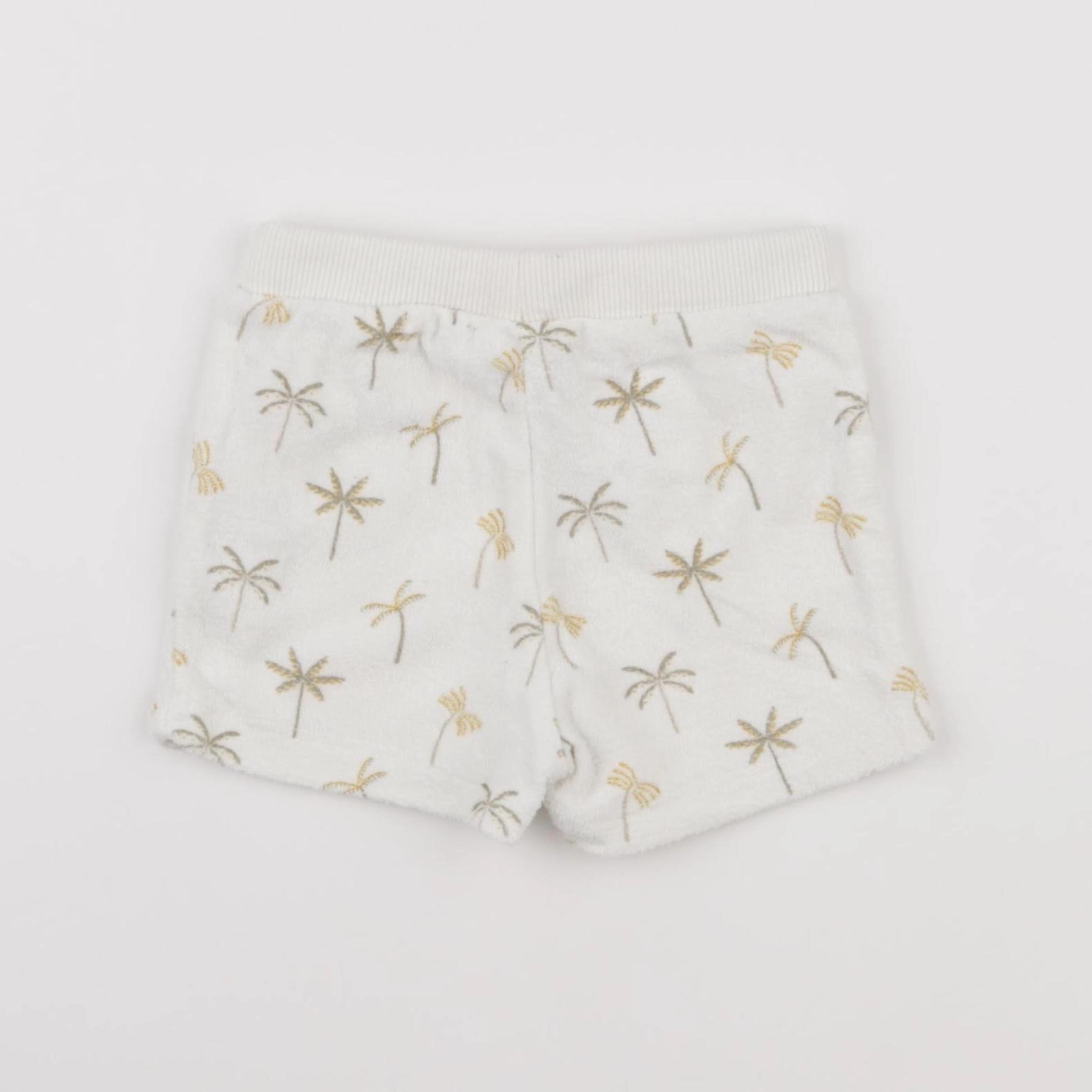 Tape à l'oeil - short blanc - 6 mois