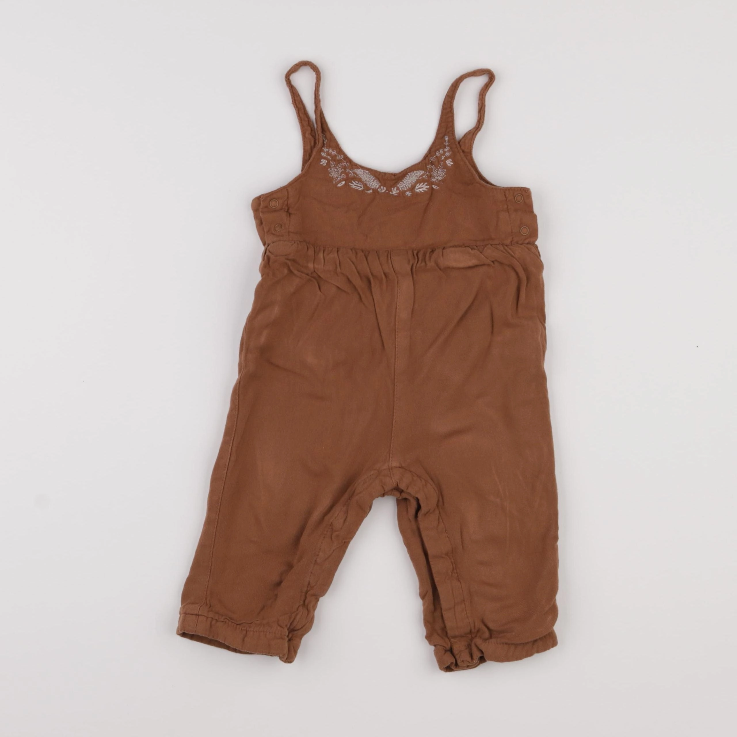 Vertbaudet - combinaison marron - 12 mois