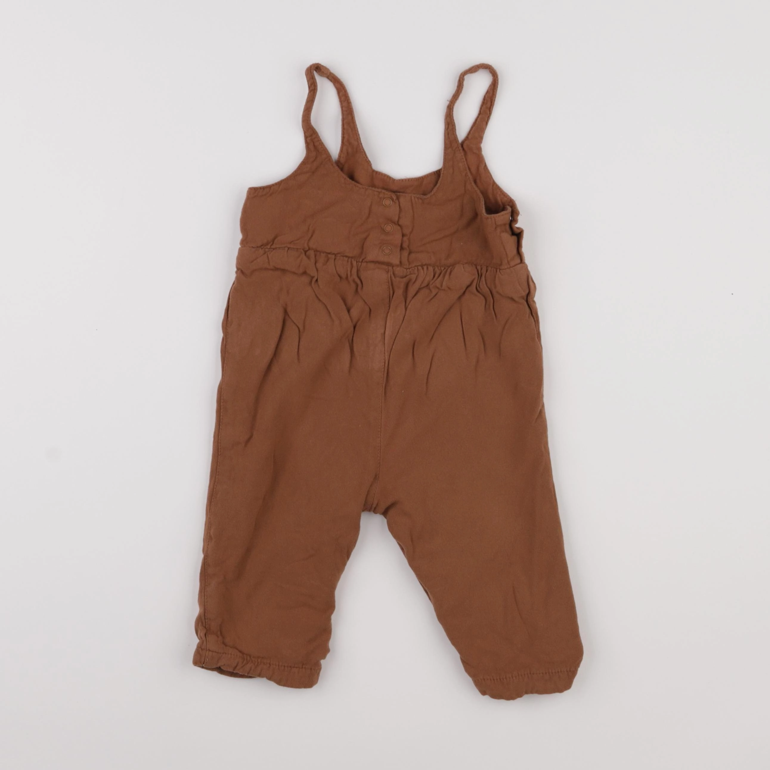 Vertbaudet - combinaison marron - 12 mois