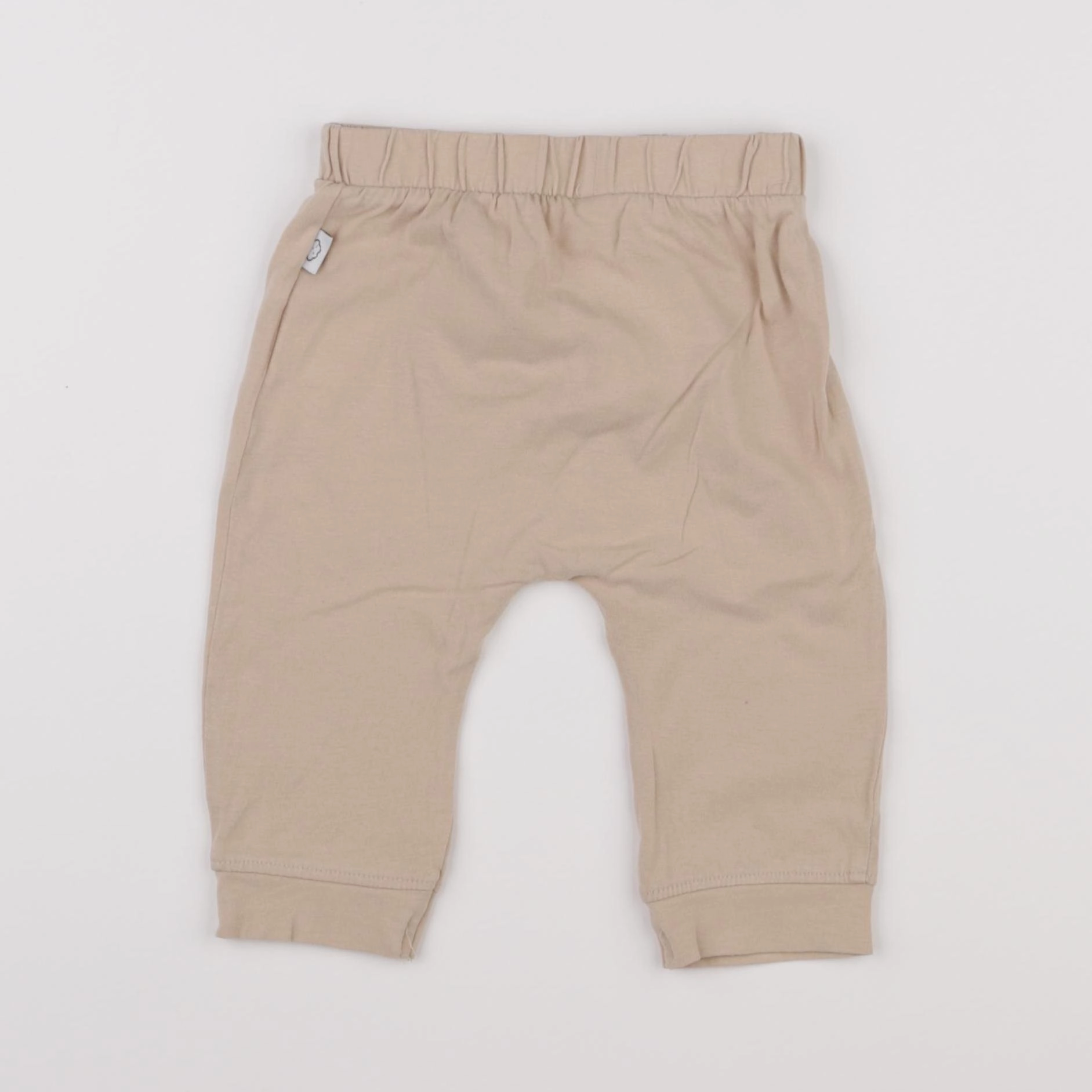 Vertbaudet - sarouel beige - 12 mois