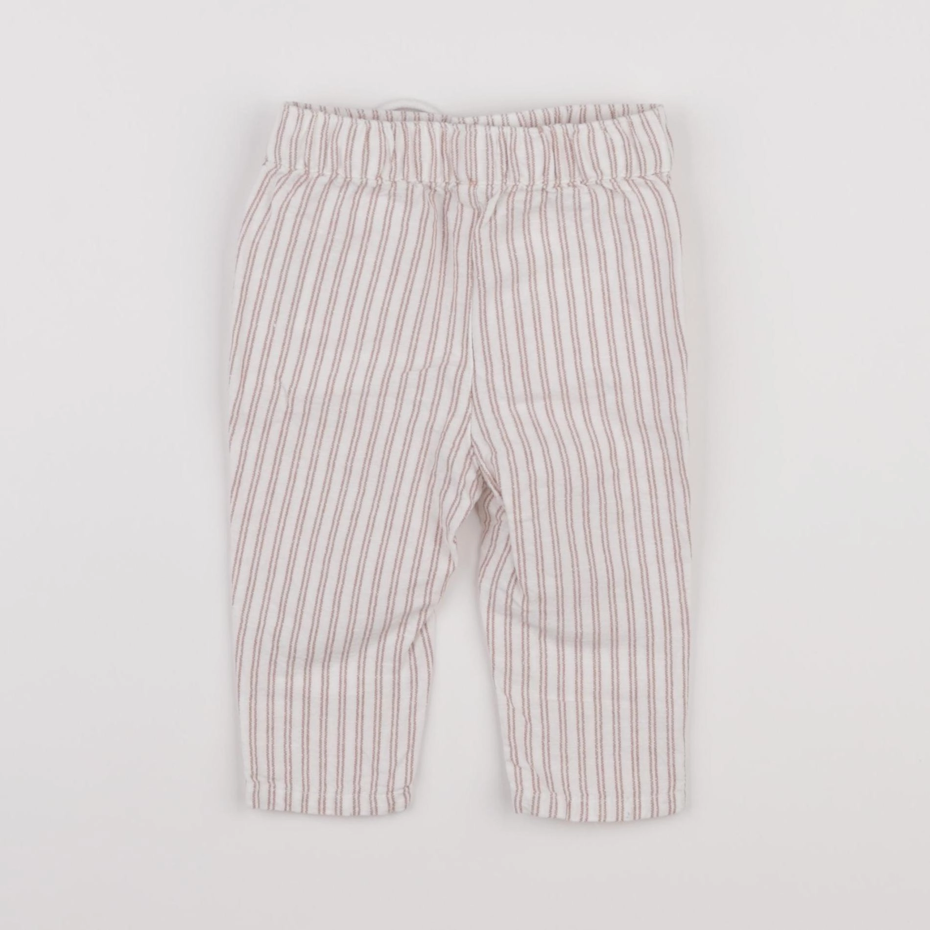 Vertbaudet - pantalon beige - 6 mois