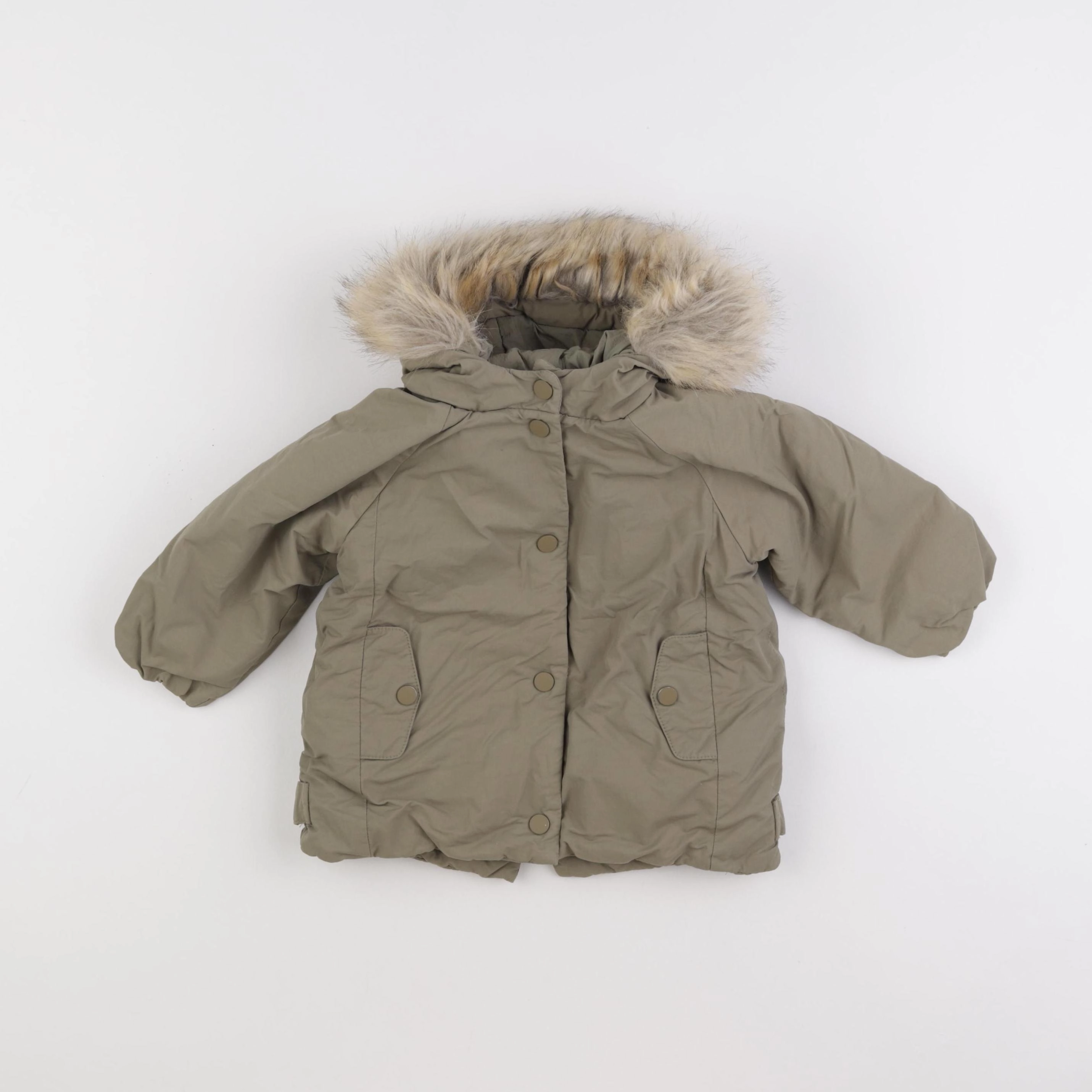 Zara - doudoune vert - 9/12 mois