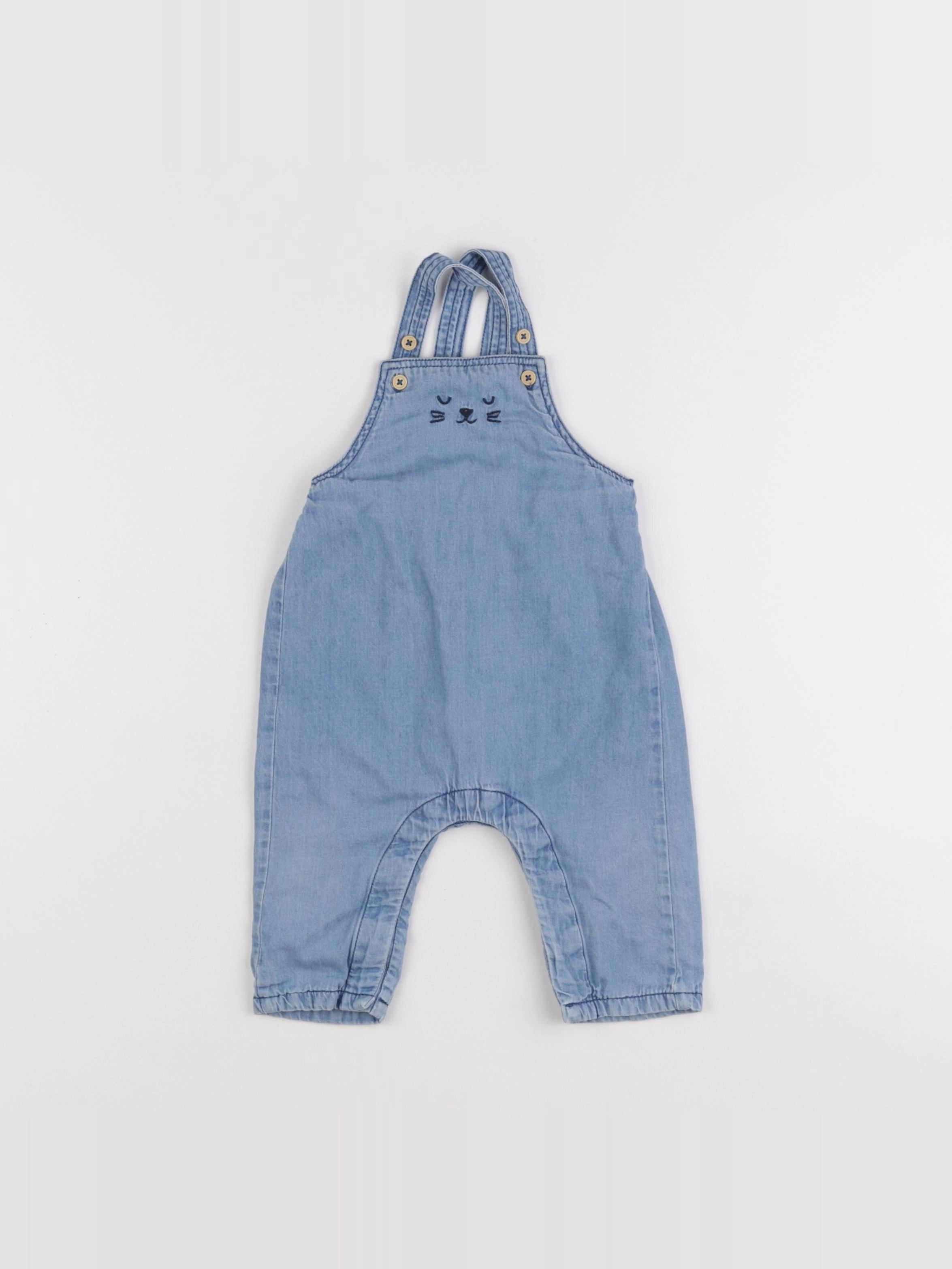 Boutchou - salopette bleu - 6 mois