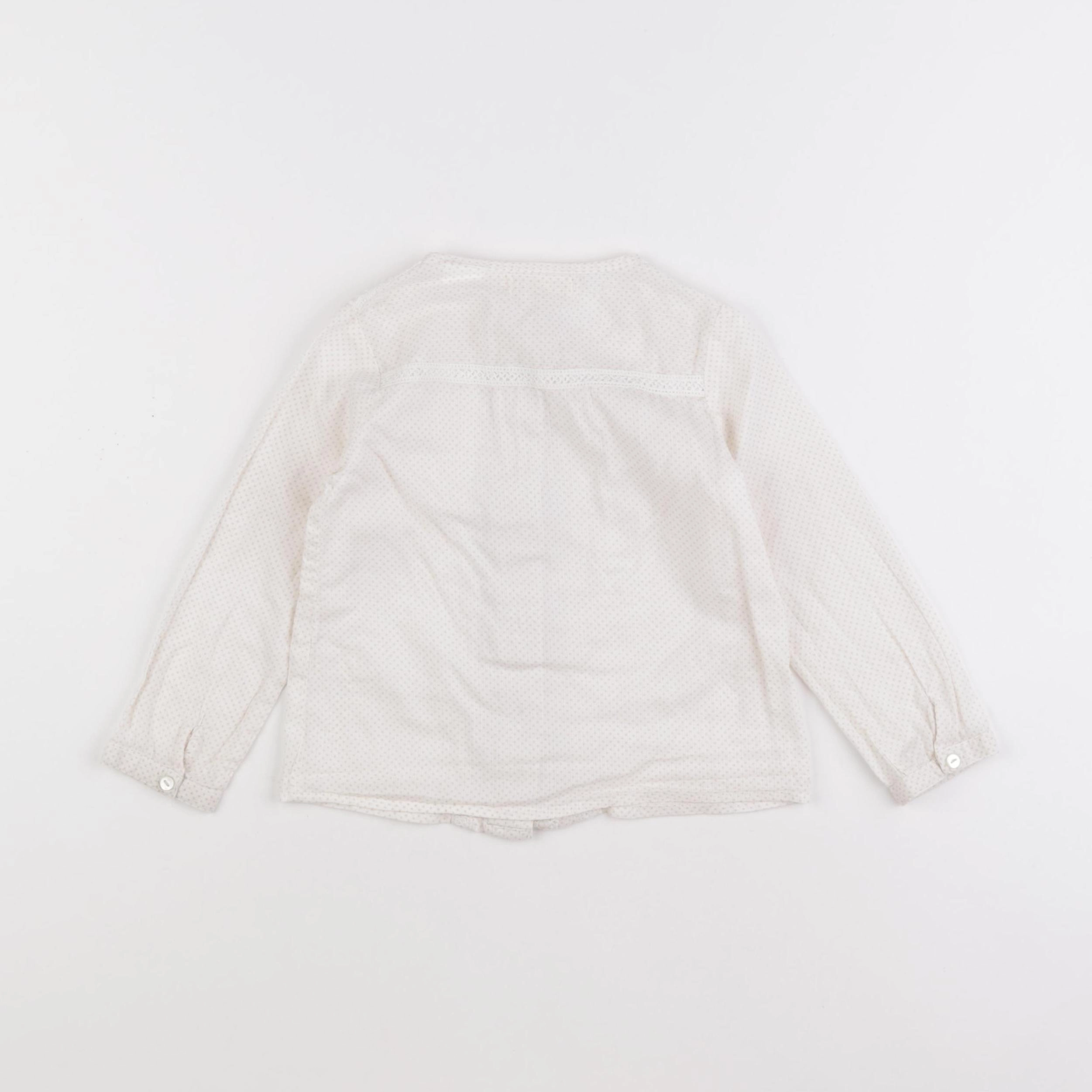 Zara - blouse blanc - 24/36 mois
