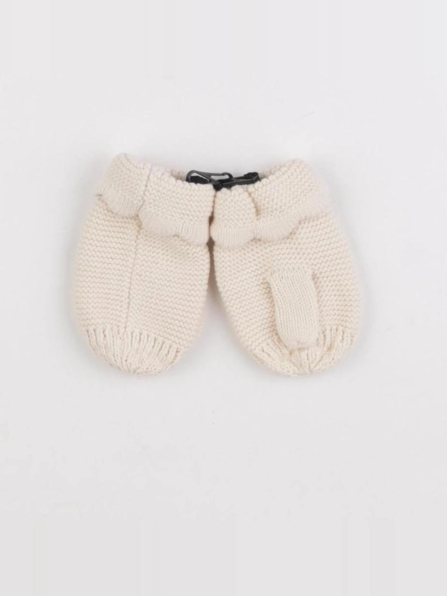 Vertbaudet - moufles beige - 24/36 mois