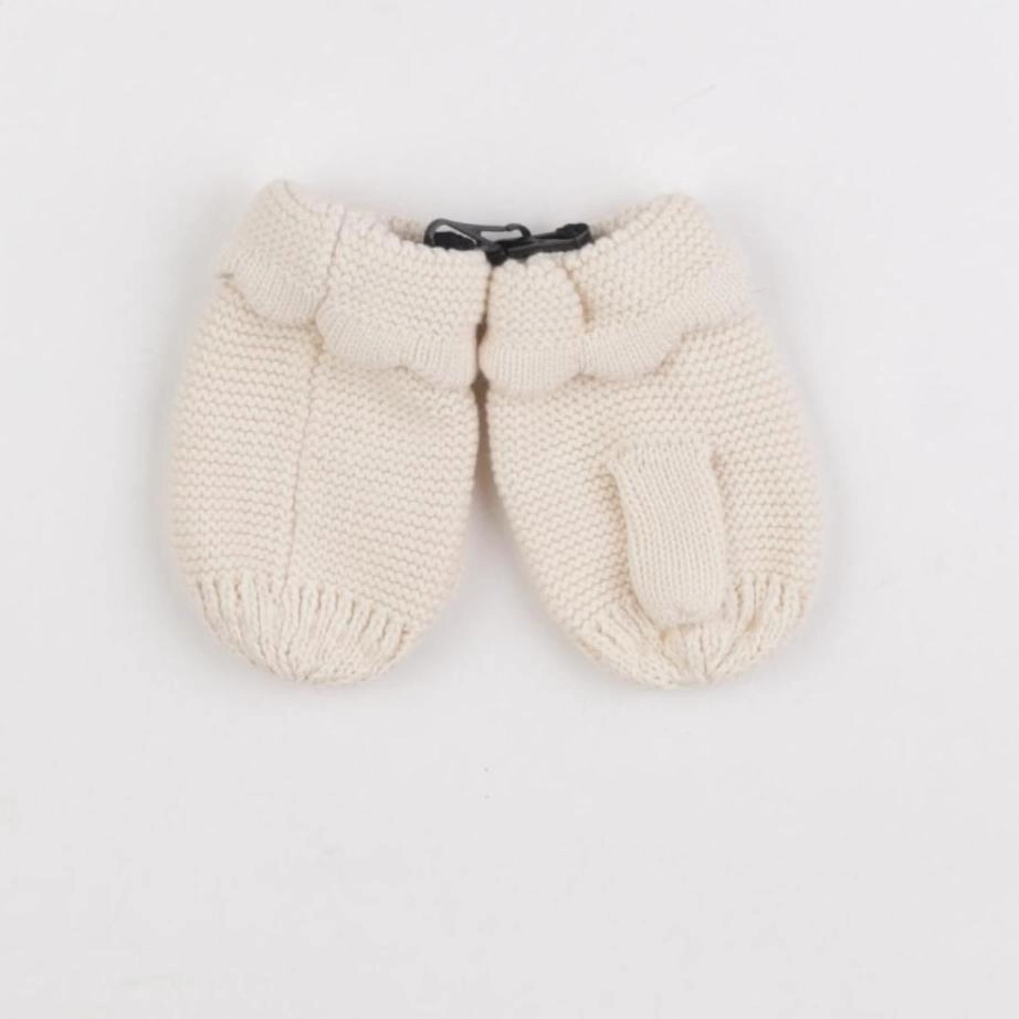 Vertbaudet - moufles beige - 24/36 mois