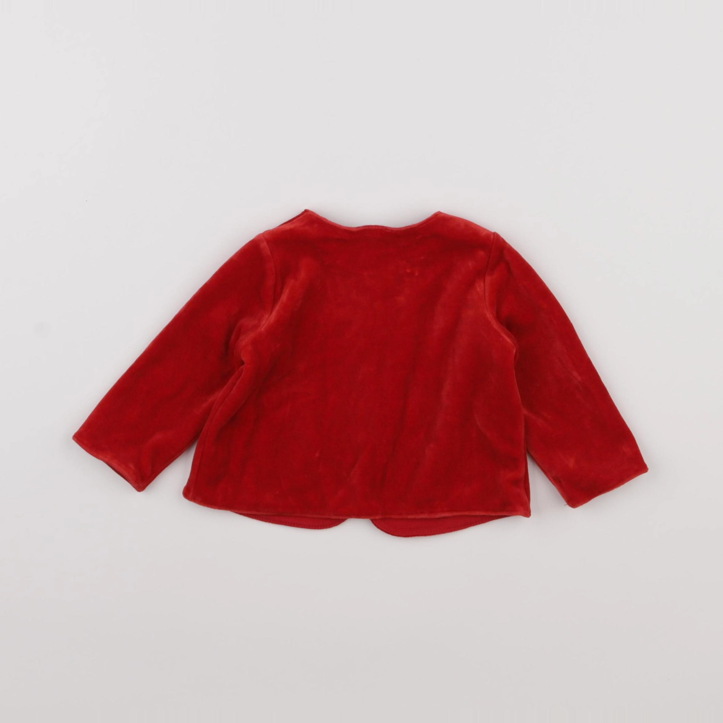 Petit Bateau - gilet rouge - 6 mois