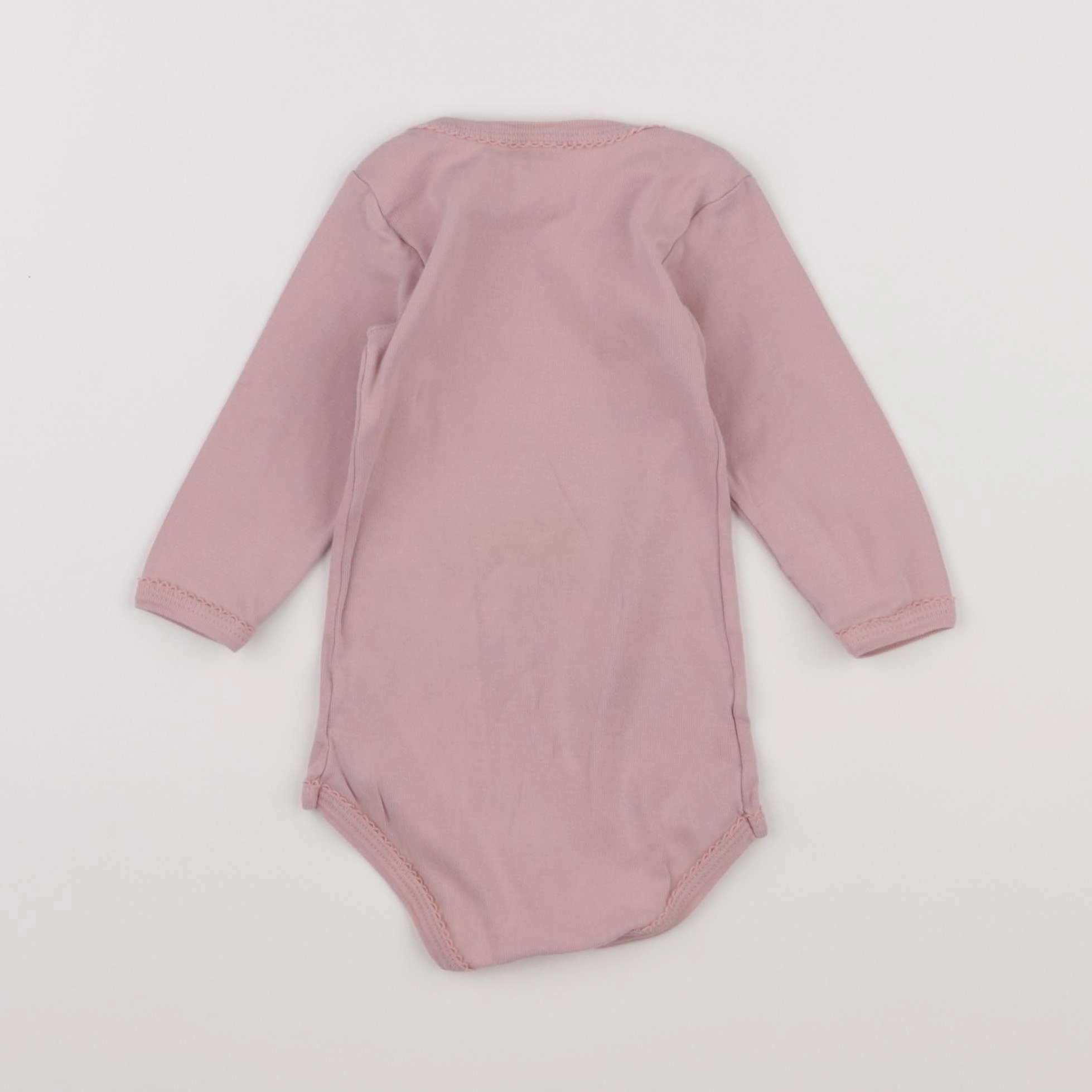 Petit Bateau - body rose - 6 mois